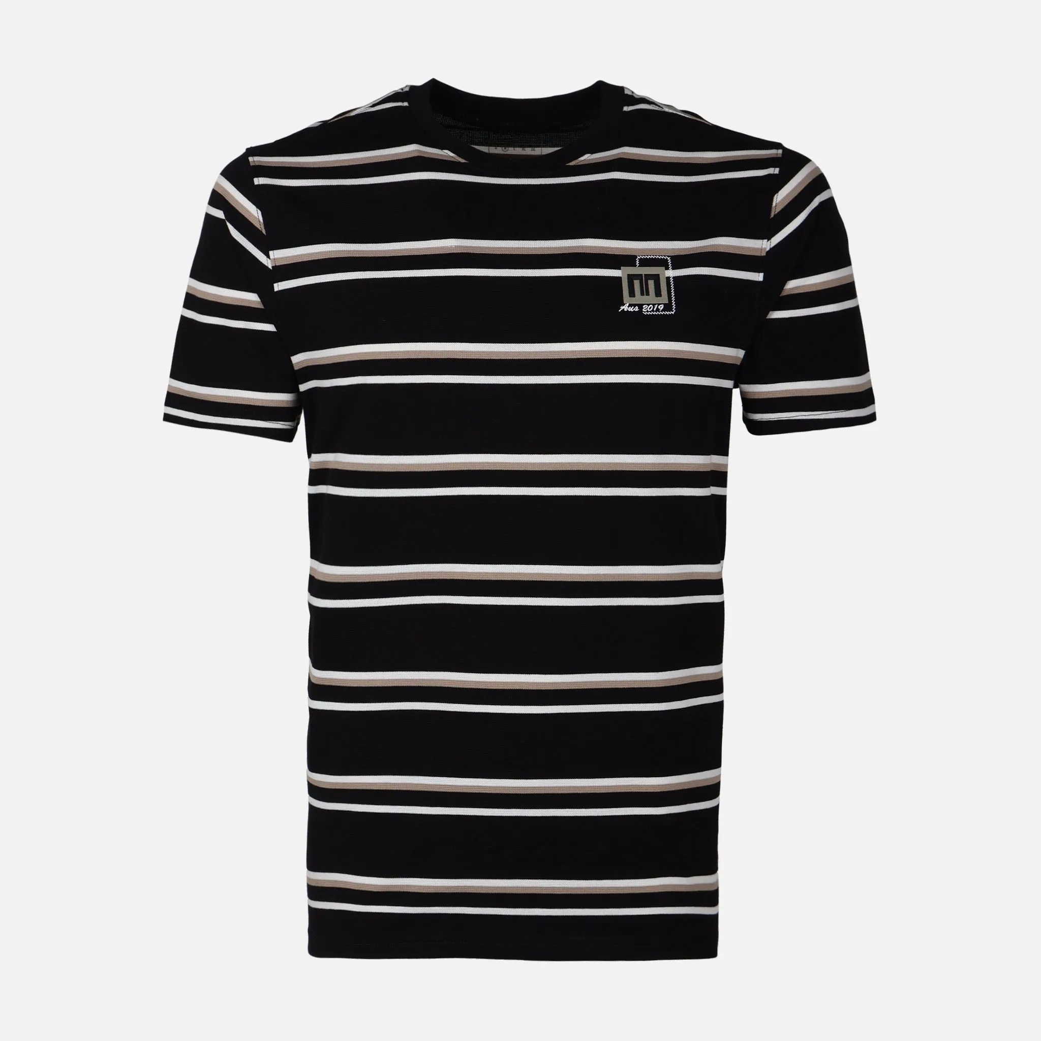 MEN T-SHIRT ROUND NECK REGULAR FIT Breathable knit