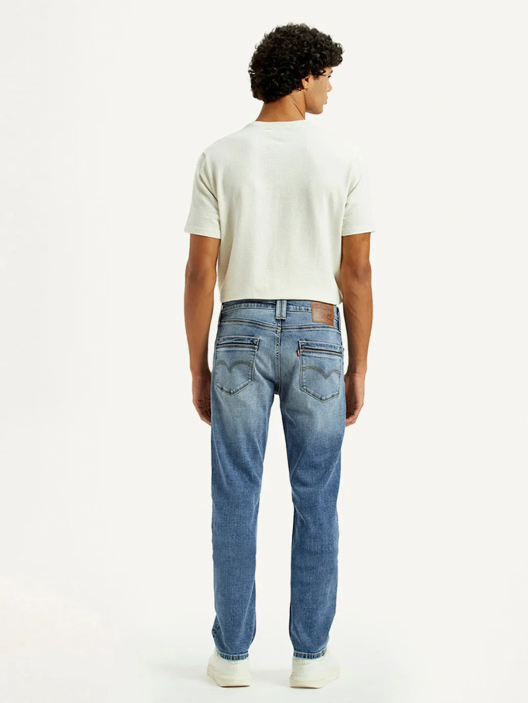 fresh feel On The Go Men's 511 Light Indigo Slim Fit Mid Rise Jeans