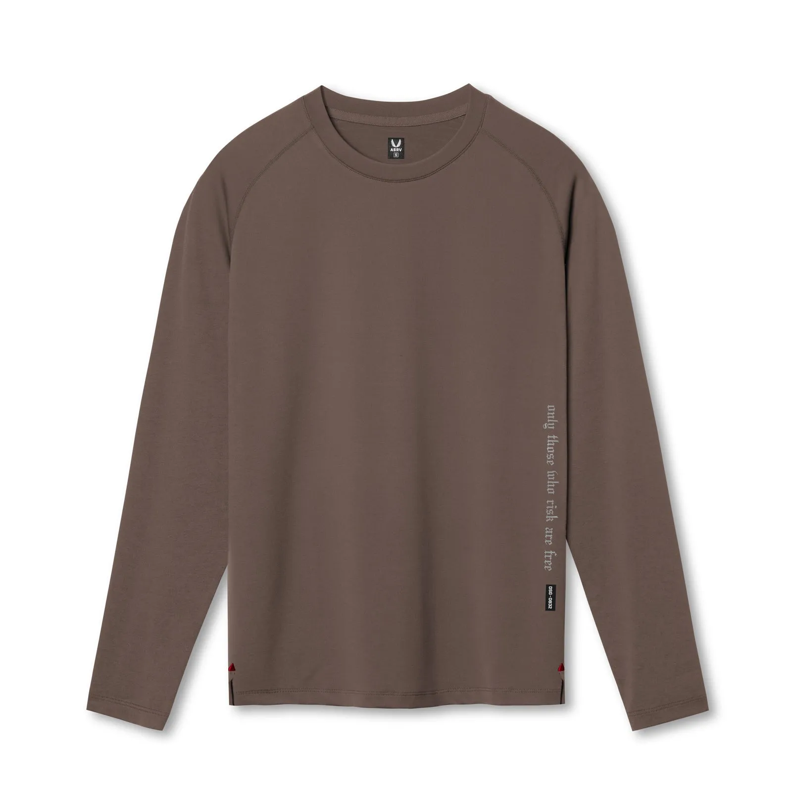0832. 3D-Lite? 2.0 Fitted Long Sleeve - Deep Taupe "OTWR" floral collection