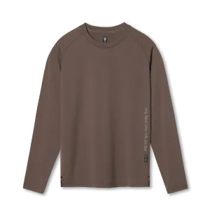 0832. 3D-Lite? 2.0 Fitted Long Sleeve - Deep Taupe "OTWR" floral collection
