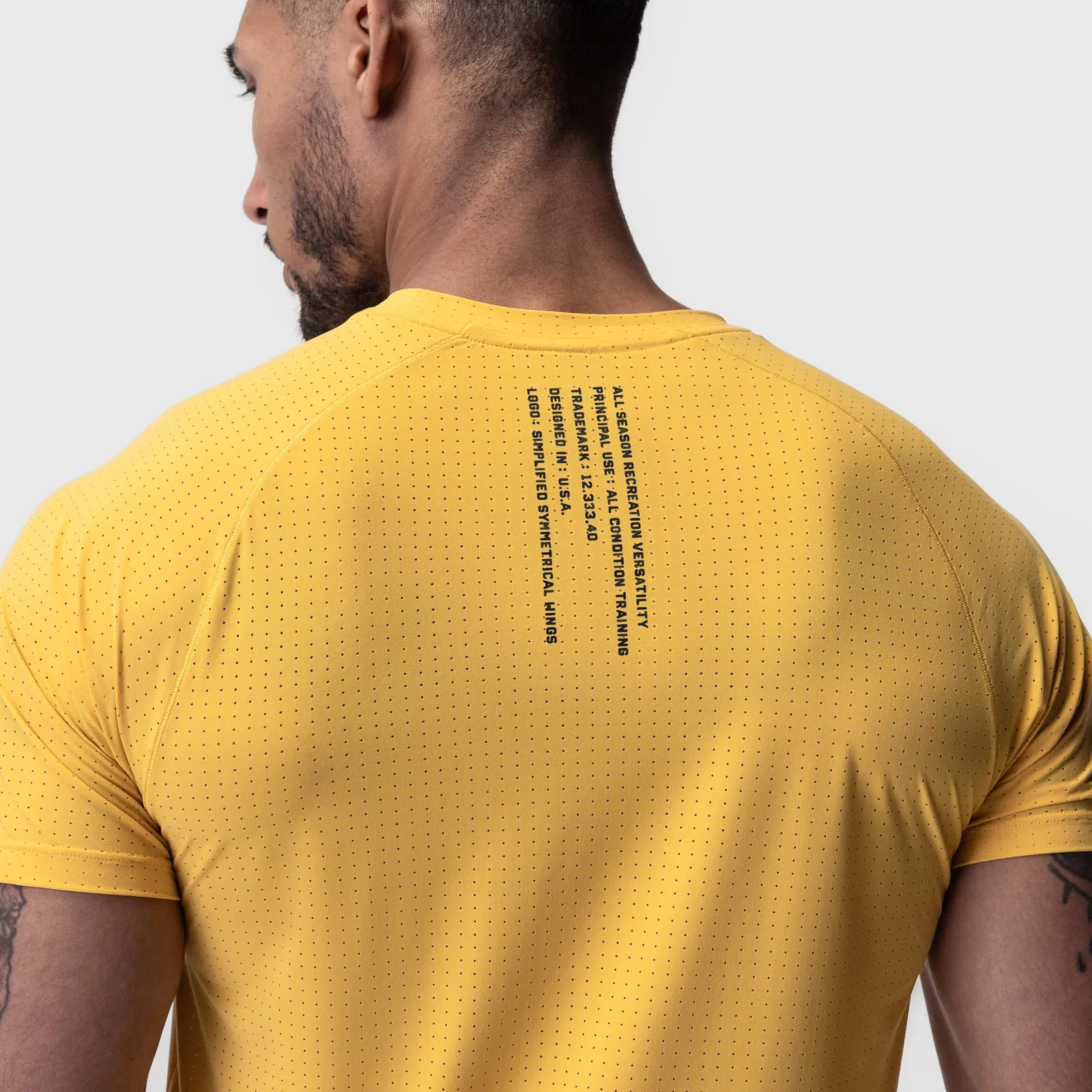 0948. Laser-Vent? Established Tee - Amber Lightweight Design Ultra Soft Finish