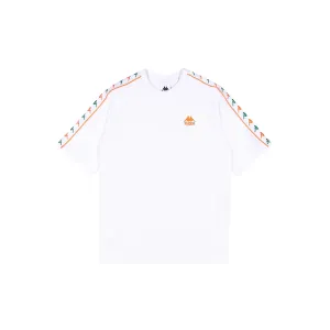 Thermal Regulation Fabric 222 Banda Ninon T-Shirt - White Green Tee Orange
