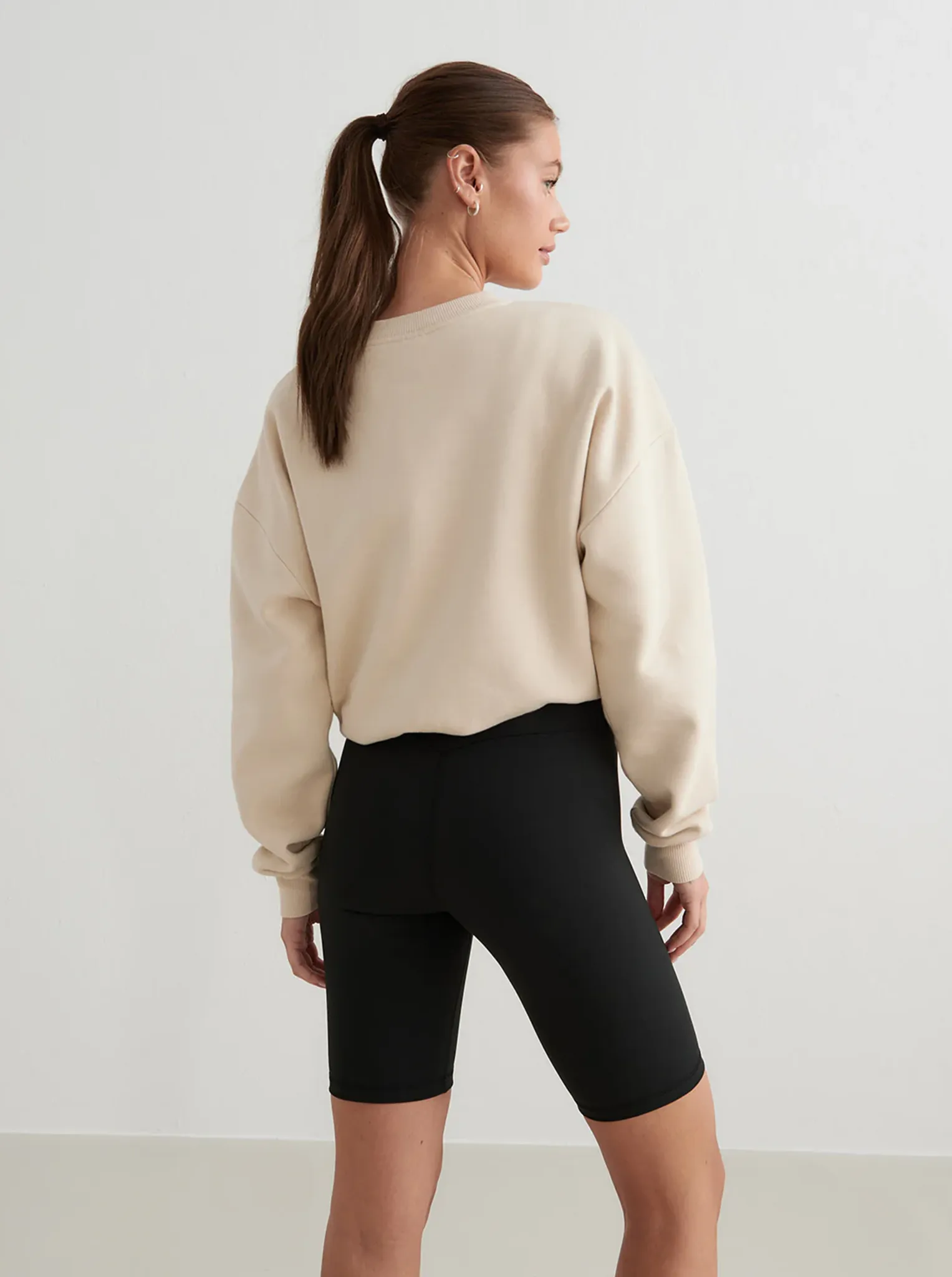 Caf?? Au Lait Serif Sweatshirt Platypus like Snow Wear