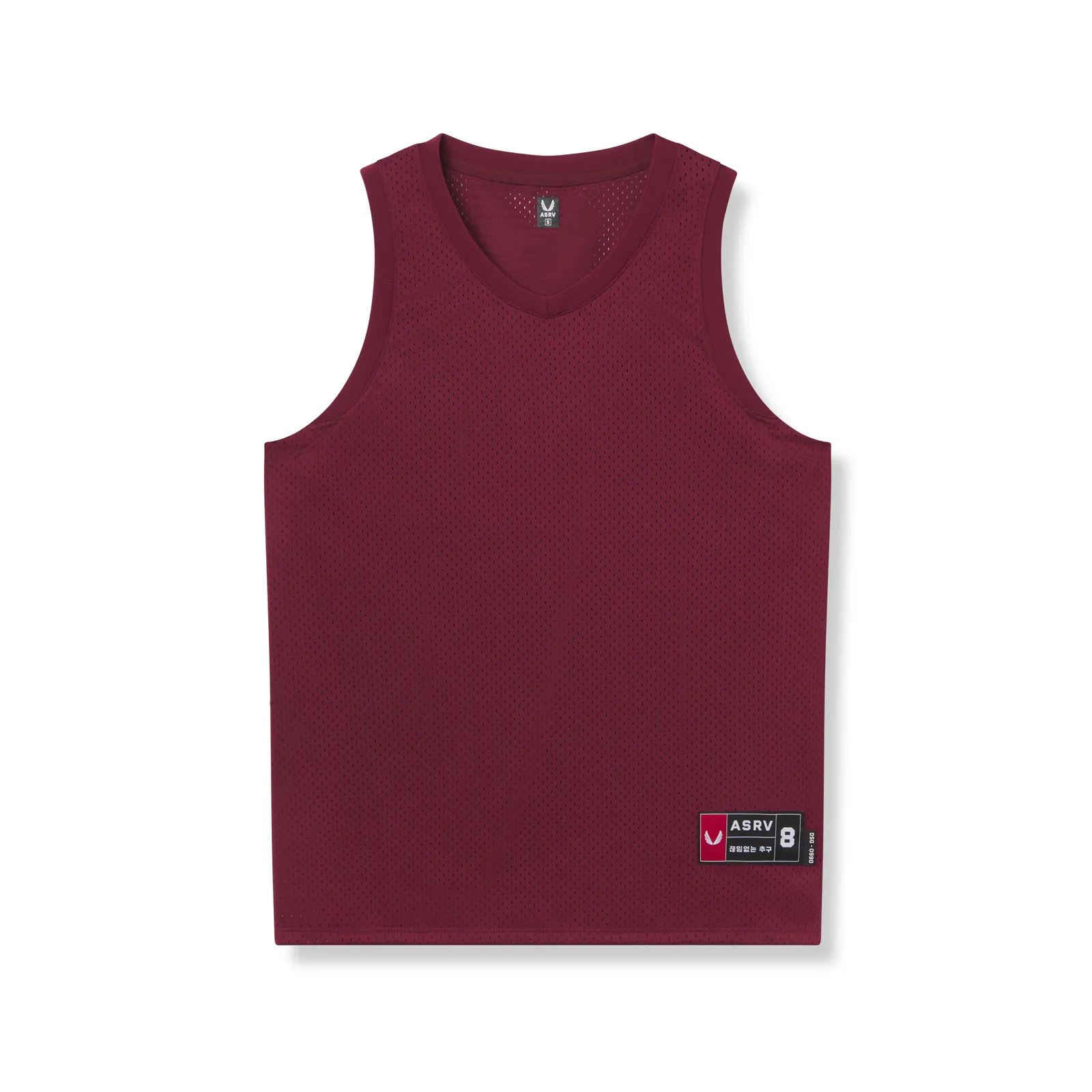 0990. Ion-Mesh Basketball Jersey - Crimson poor ventilation