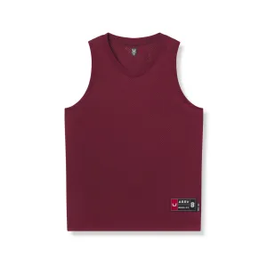 0990. Ion-Mesh Basketball Jersey - Crimson poor ventilation
