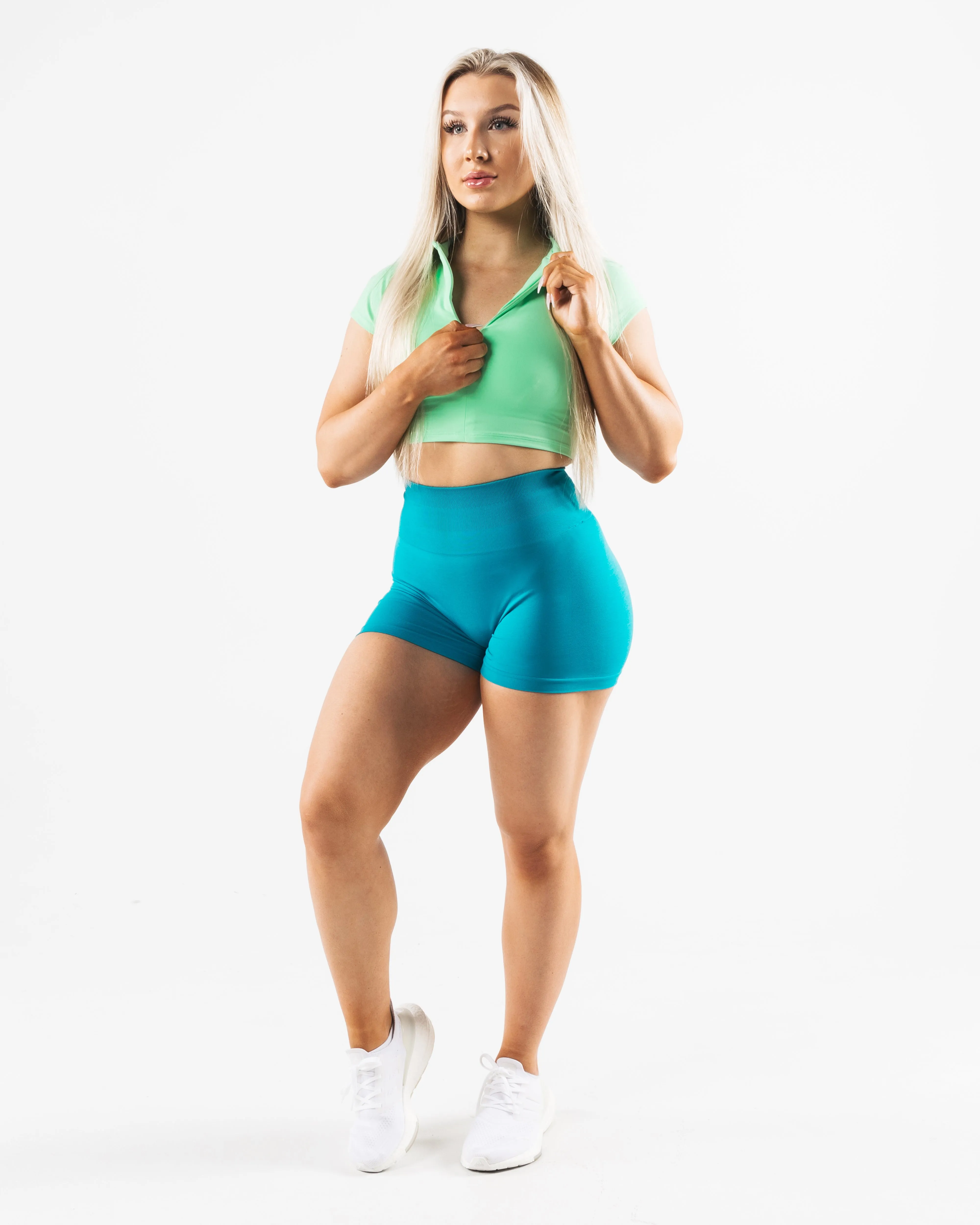 Polyester fabric KDM Zip Bra - Aurora
