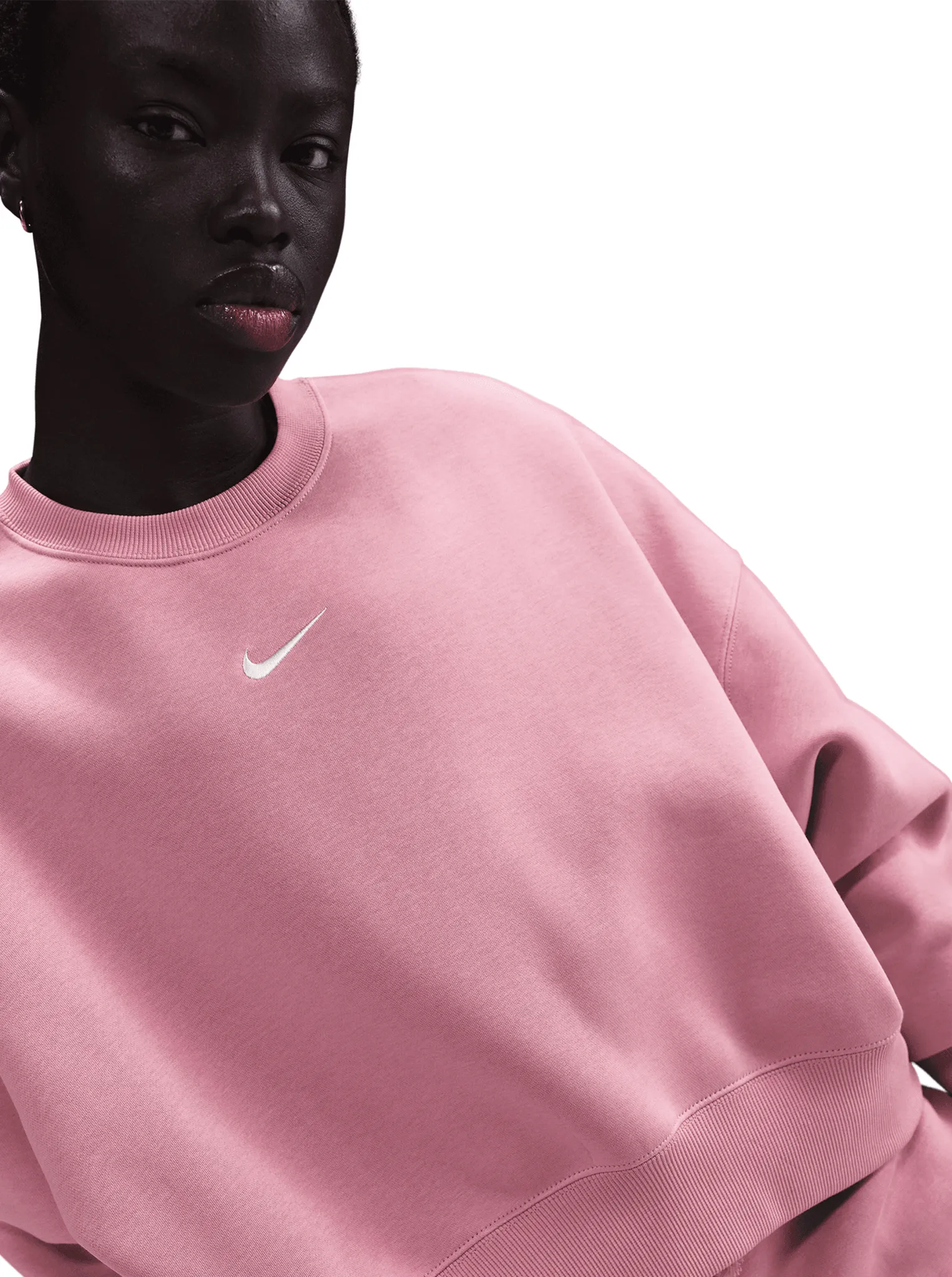 Sportswear Phoenix Fleece Oversized Crew-Neck Sweatshirt Dual Layered Fabric Movie going wear