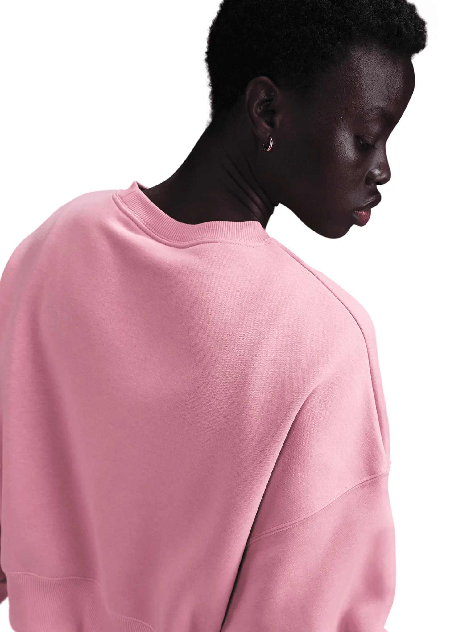 Sportswear Phoenix Fleece Oversized Crew-Neck Sweatshirt Thermal Insulation Layer Ultralight Padding