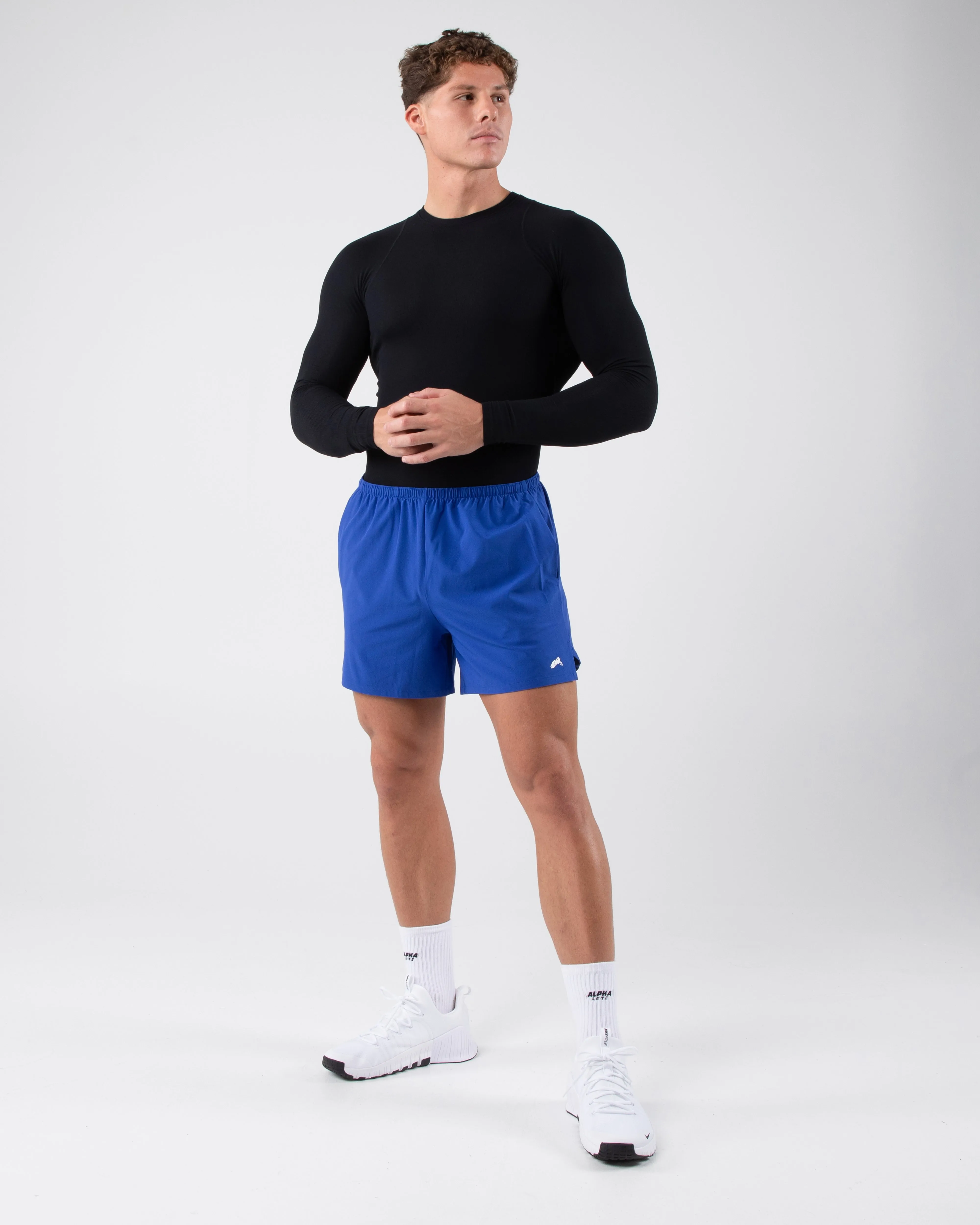 Dynamic Short - Varsity Blue Bootcut style