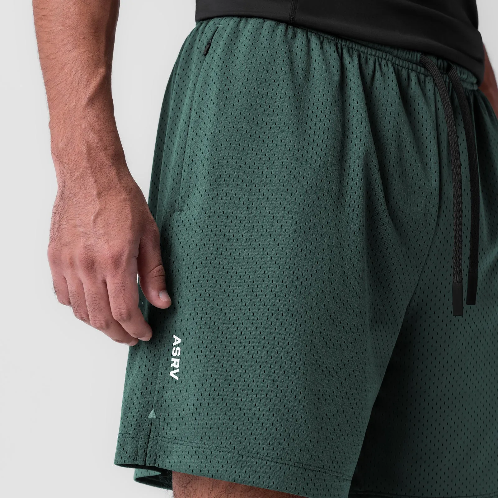 outdoor concert style 0988. Reversible 2-in-1 Short - Forest Green