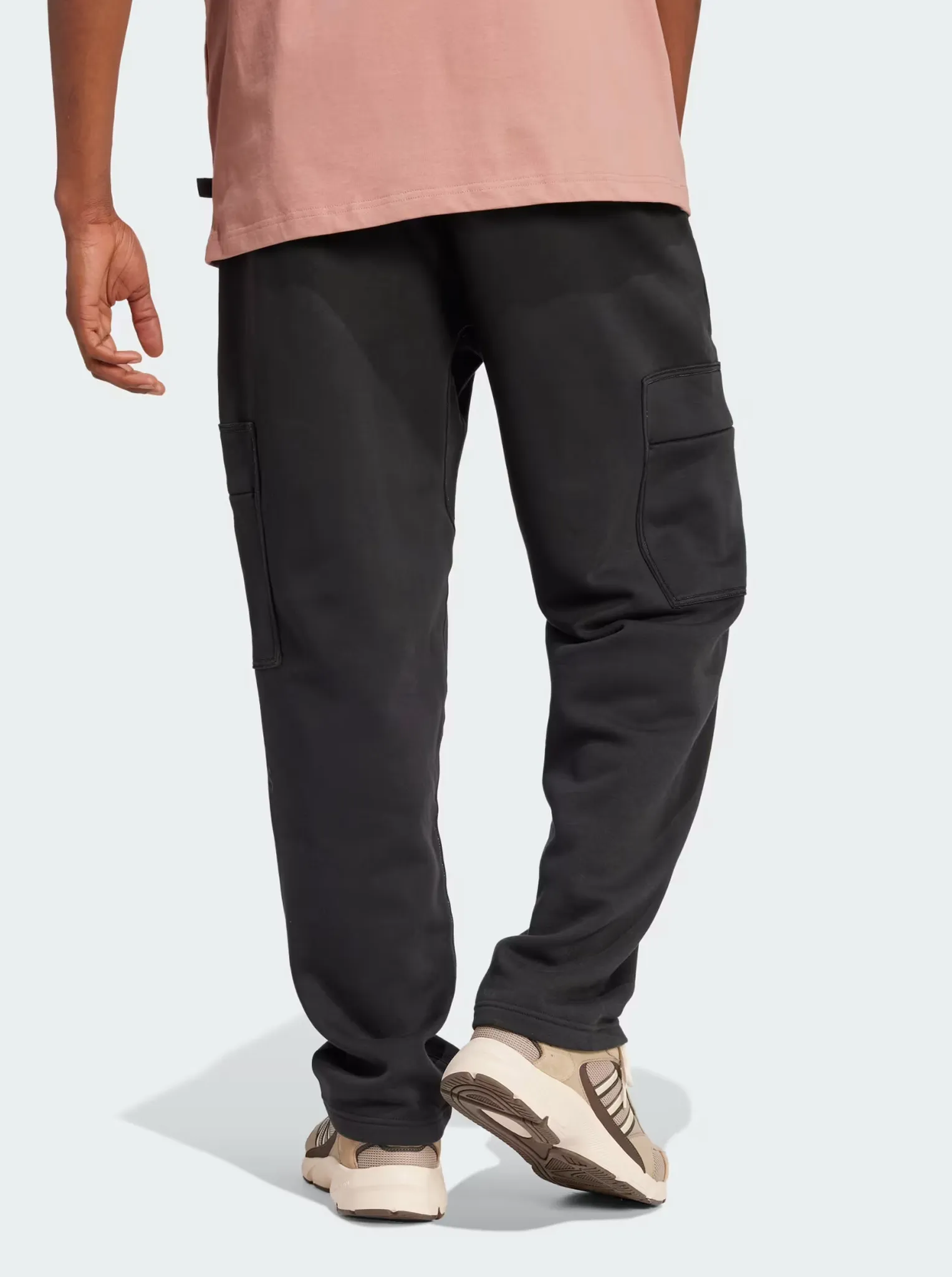 Masculine style Vintage Appeal All SZN Fleece Graphic Loose Cargo Pants