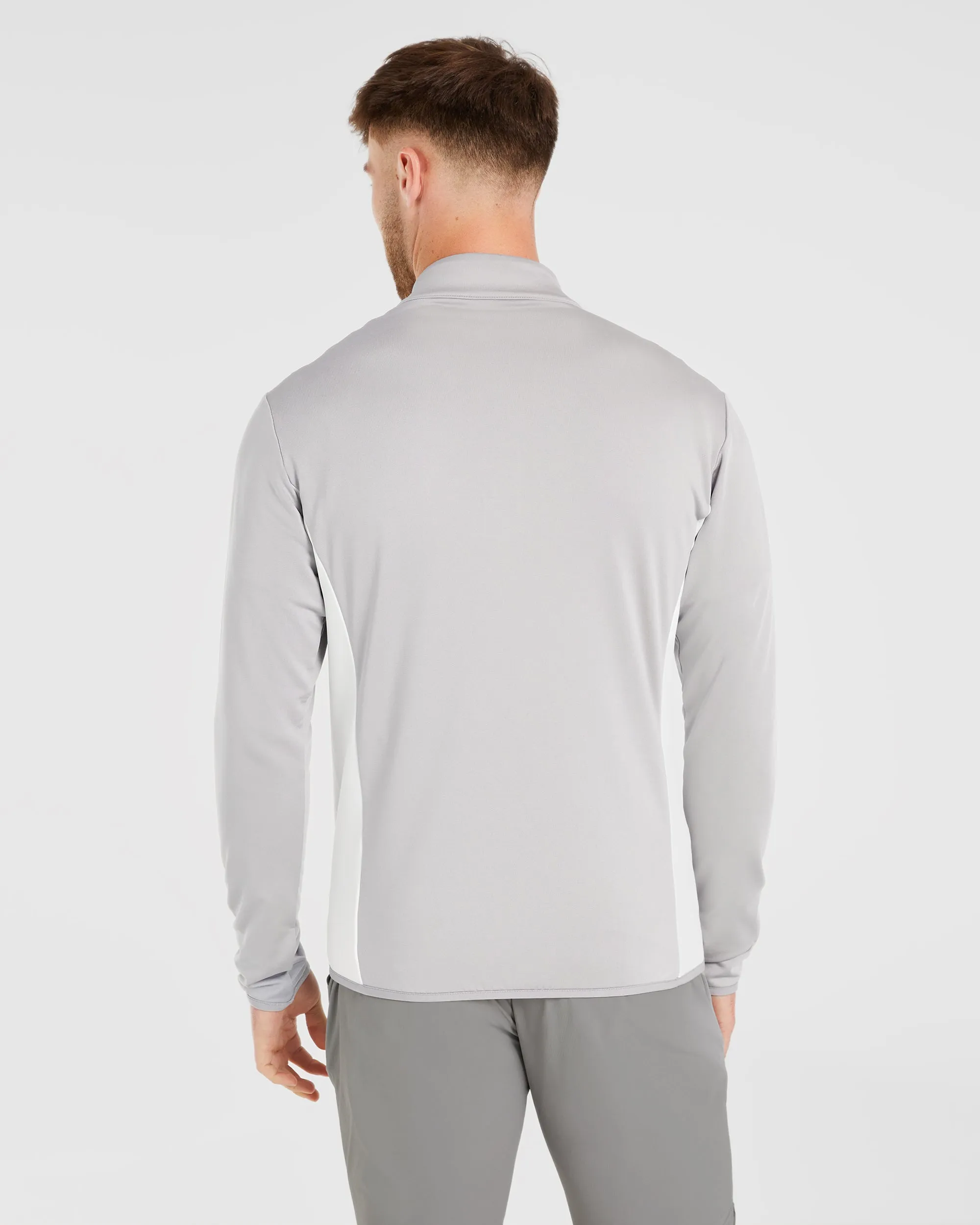 Performance 1/4 Zip Pullover - Grey Lifestyle Energy