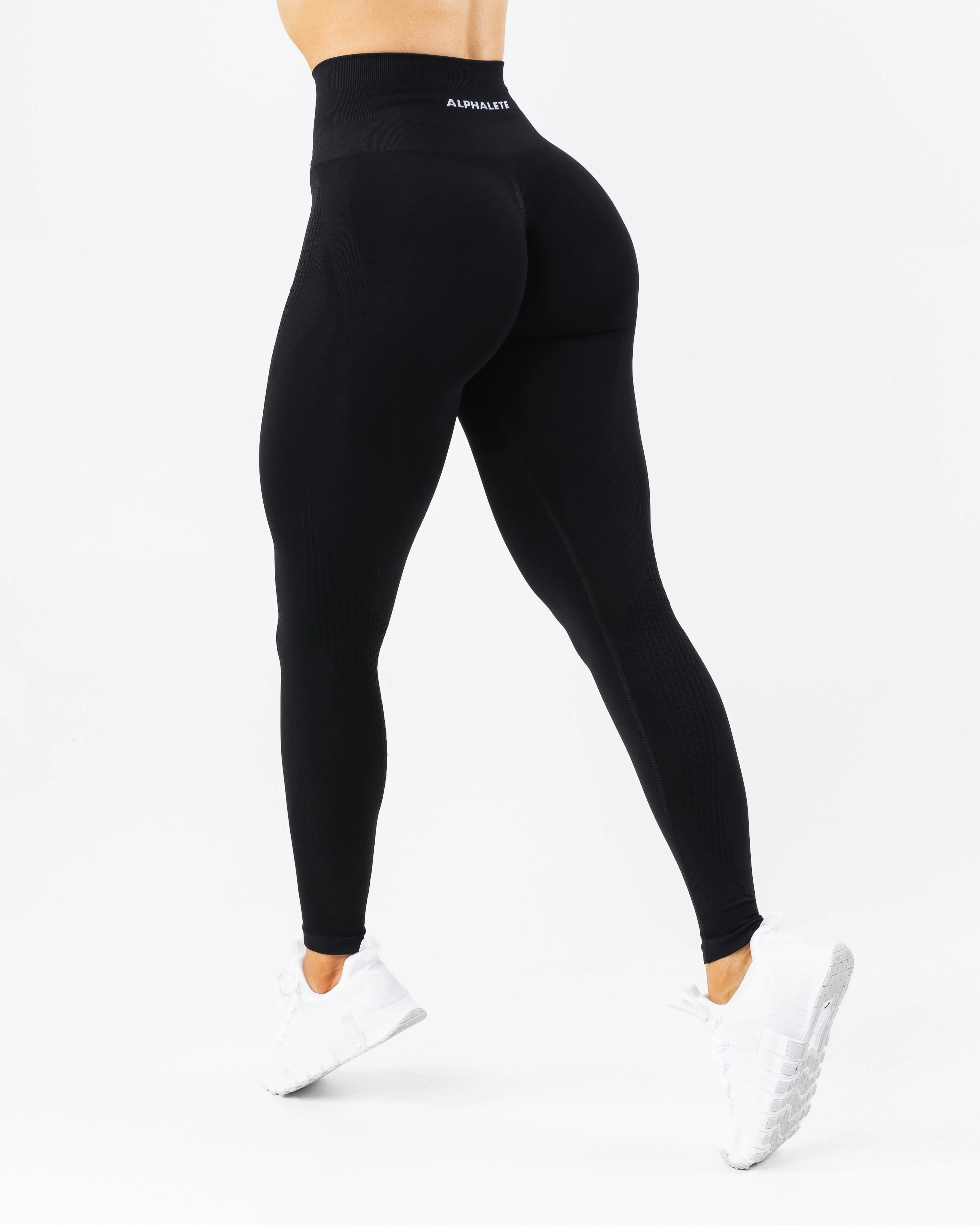 All Style Park Run Squat Proof Amplify Contour Legging - Black