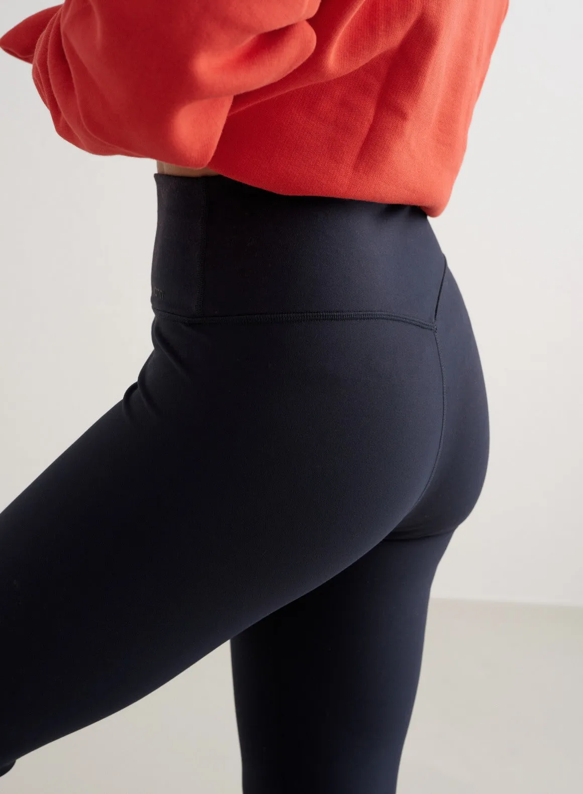 Gym Look Navy Sense Flare Petite Tights