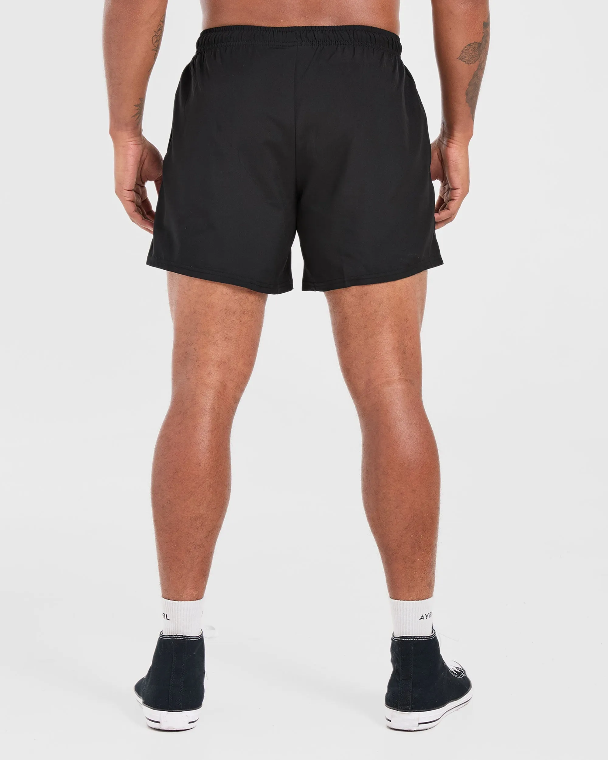 Core 5" Shorts - Black athletic clothing