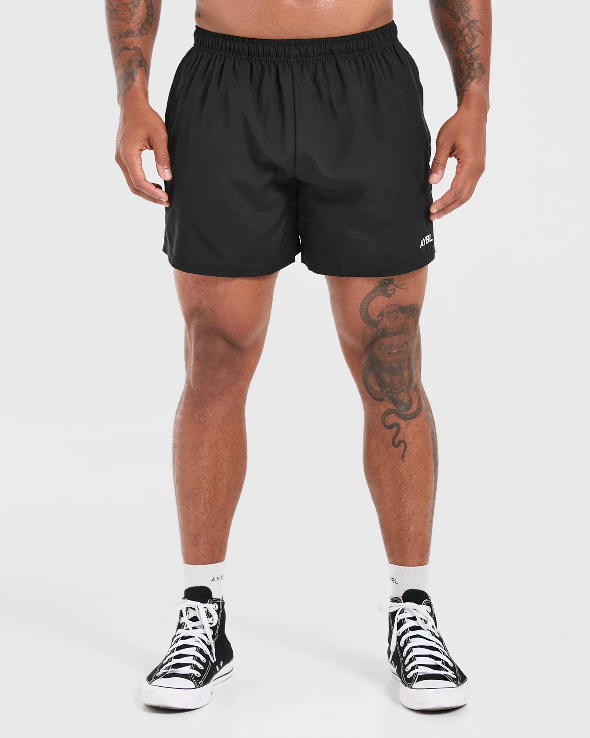 Core 5" Shorts - Black cargo style Mood Piece