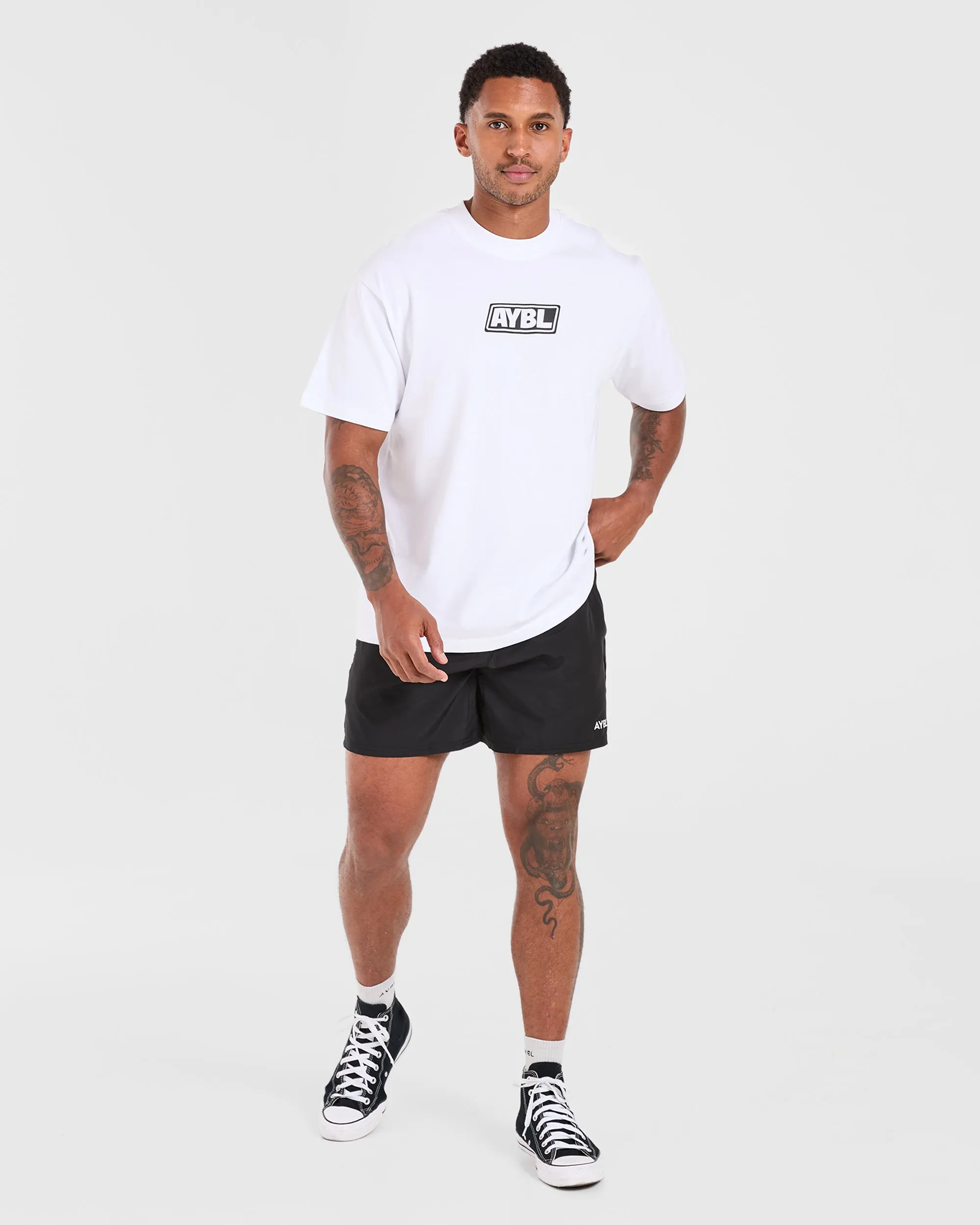 Core 5" Shorts - Black Flexible Movement Cut