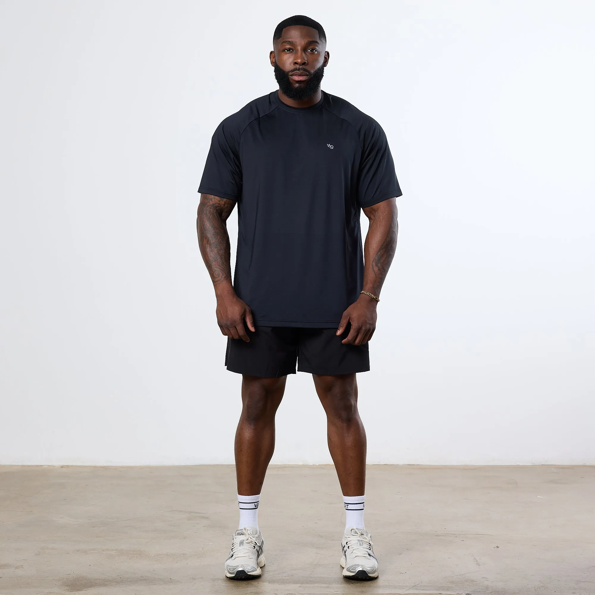hikers Casual Style Vanquish Essential Black 7" Performance Shorts