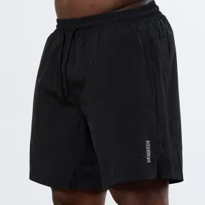 Vanquish Essential Black 7" Performance Shorts Tailored Cut skin friendly