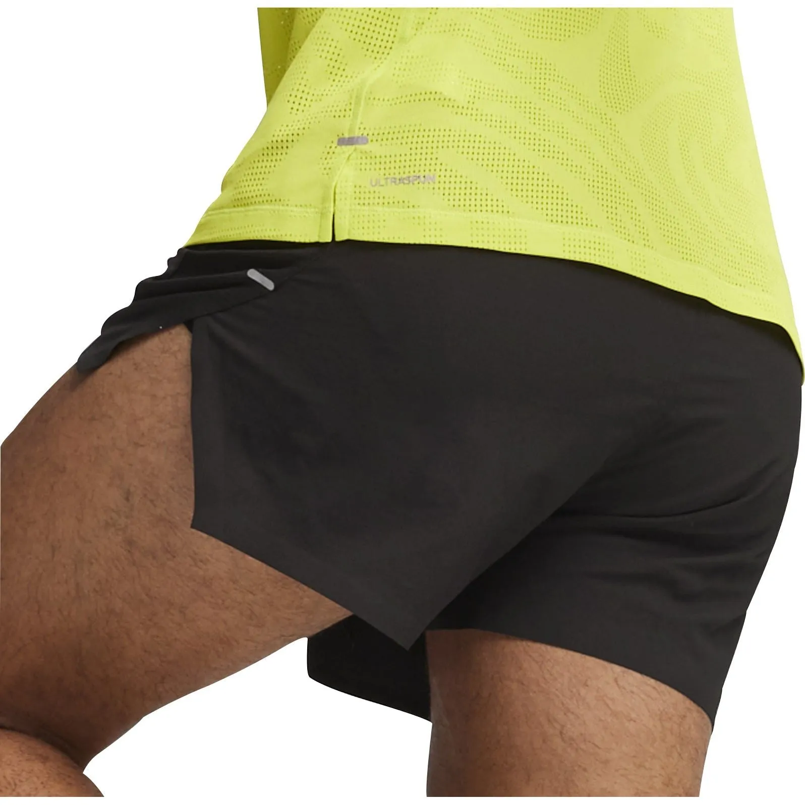Puma Run Ultraweave Velocity 3 Inch Mens Running Shorts - Black RipstopMaterial Eco Friendly Material