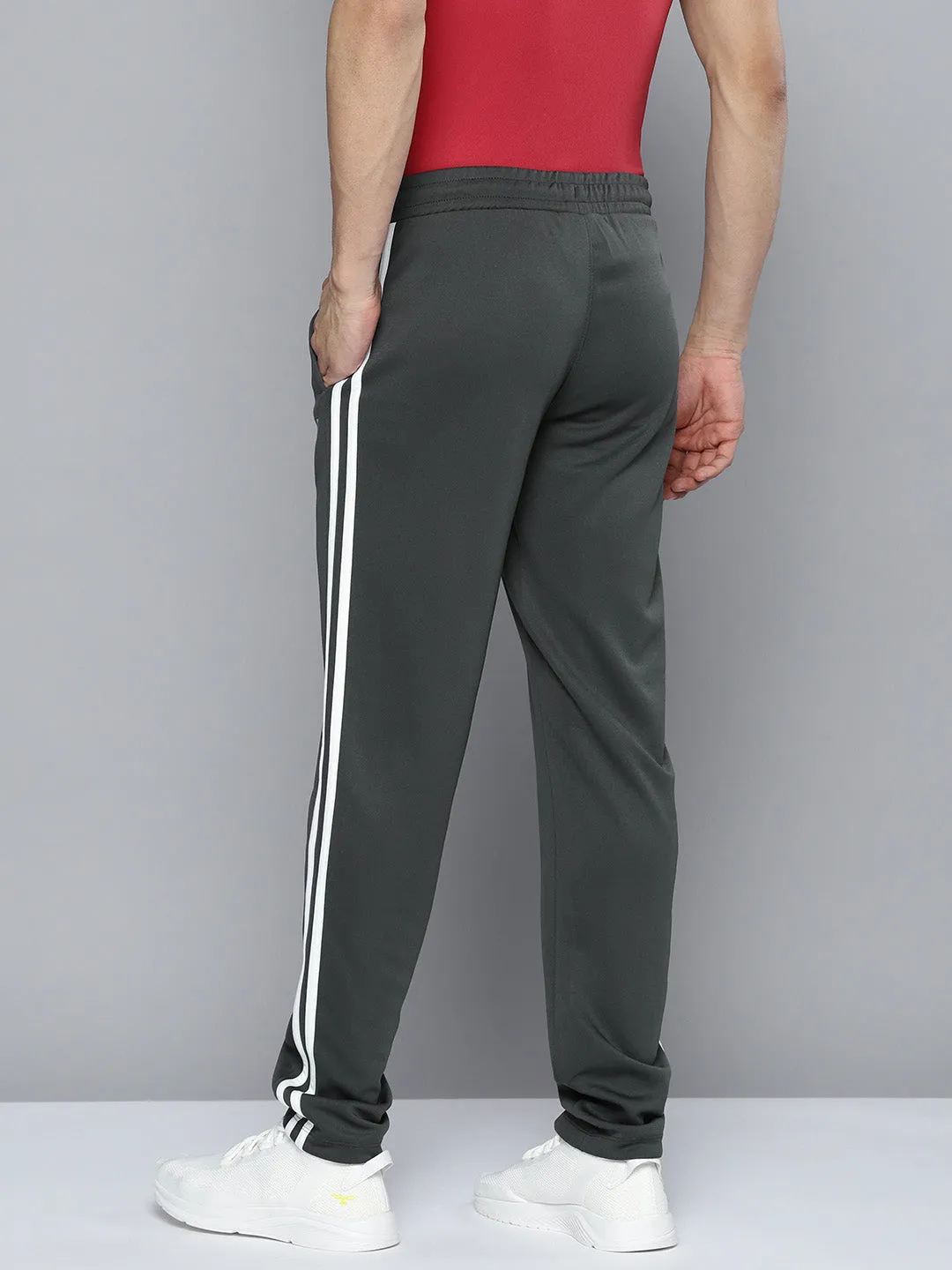 FunctionalZipper All Season Alcis Men Grey Solid Track Pants