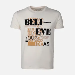 MEN T-SHIRT ROUND NECK REGULAR FIT Fable Core Smile Ease