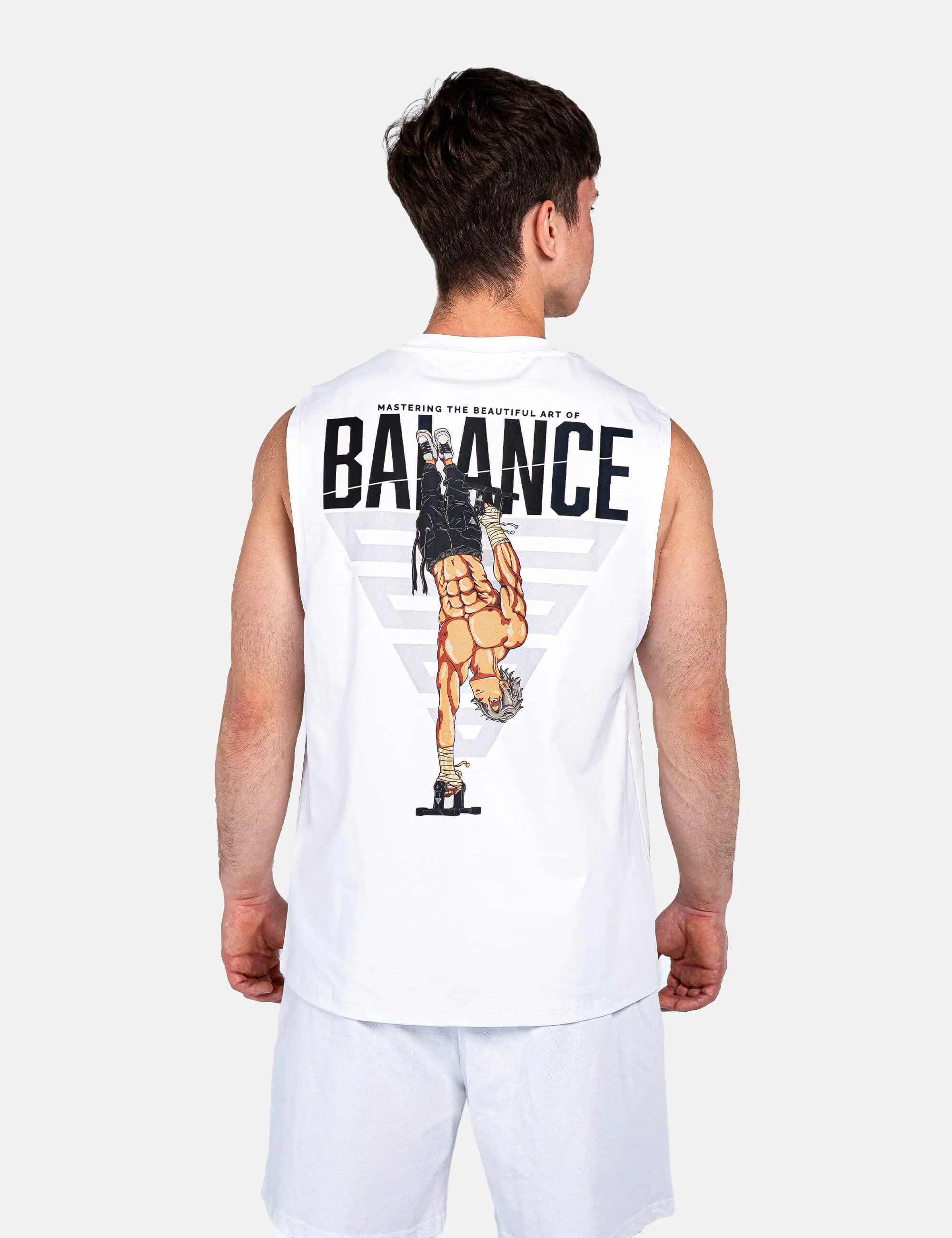QuickReleaseClosure Vintage Soul Anime Oversized Tank Top Balance Men