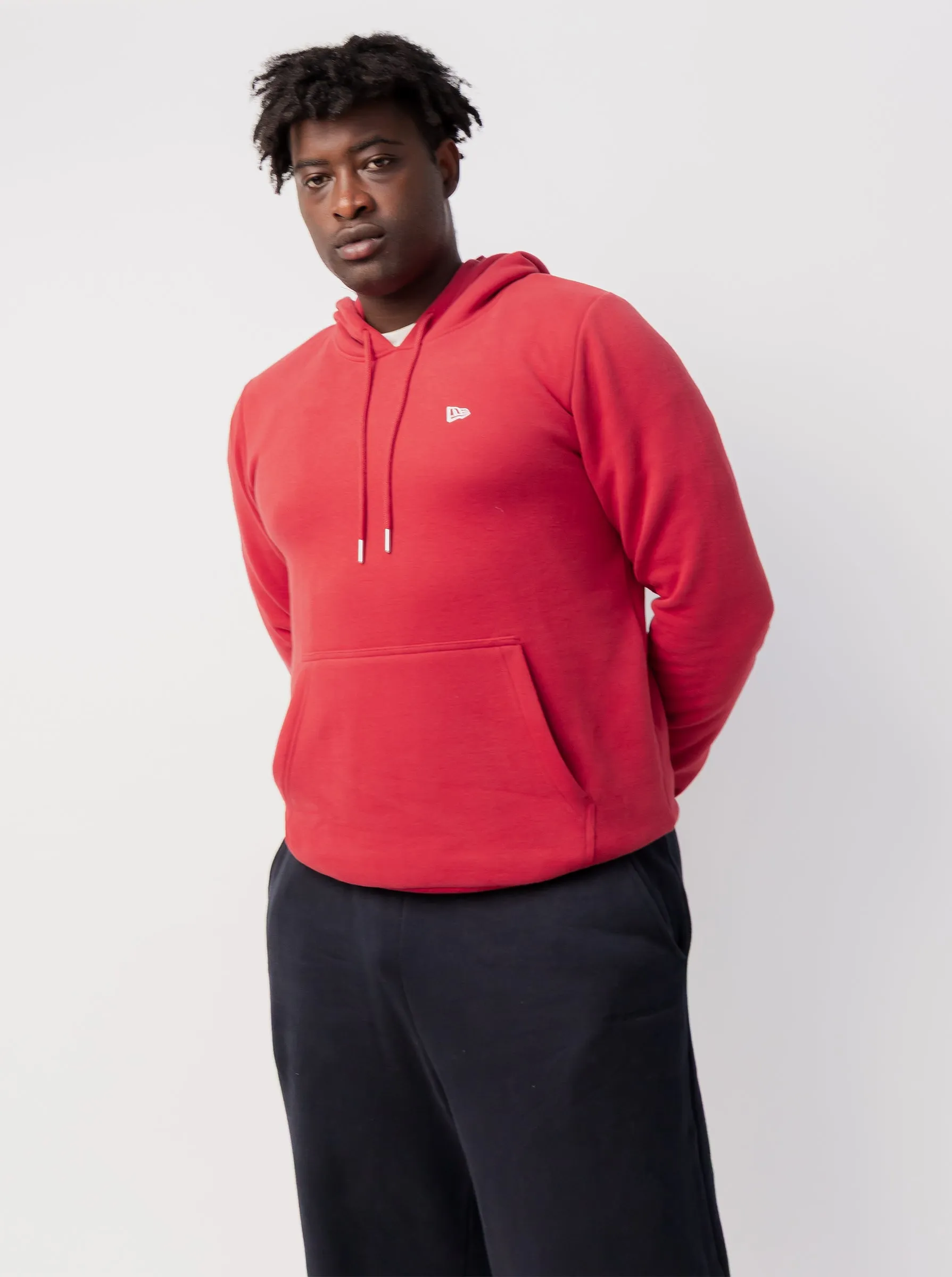 Knit texture Branded Hoodie