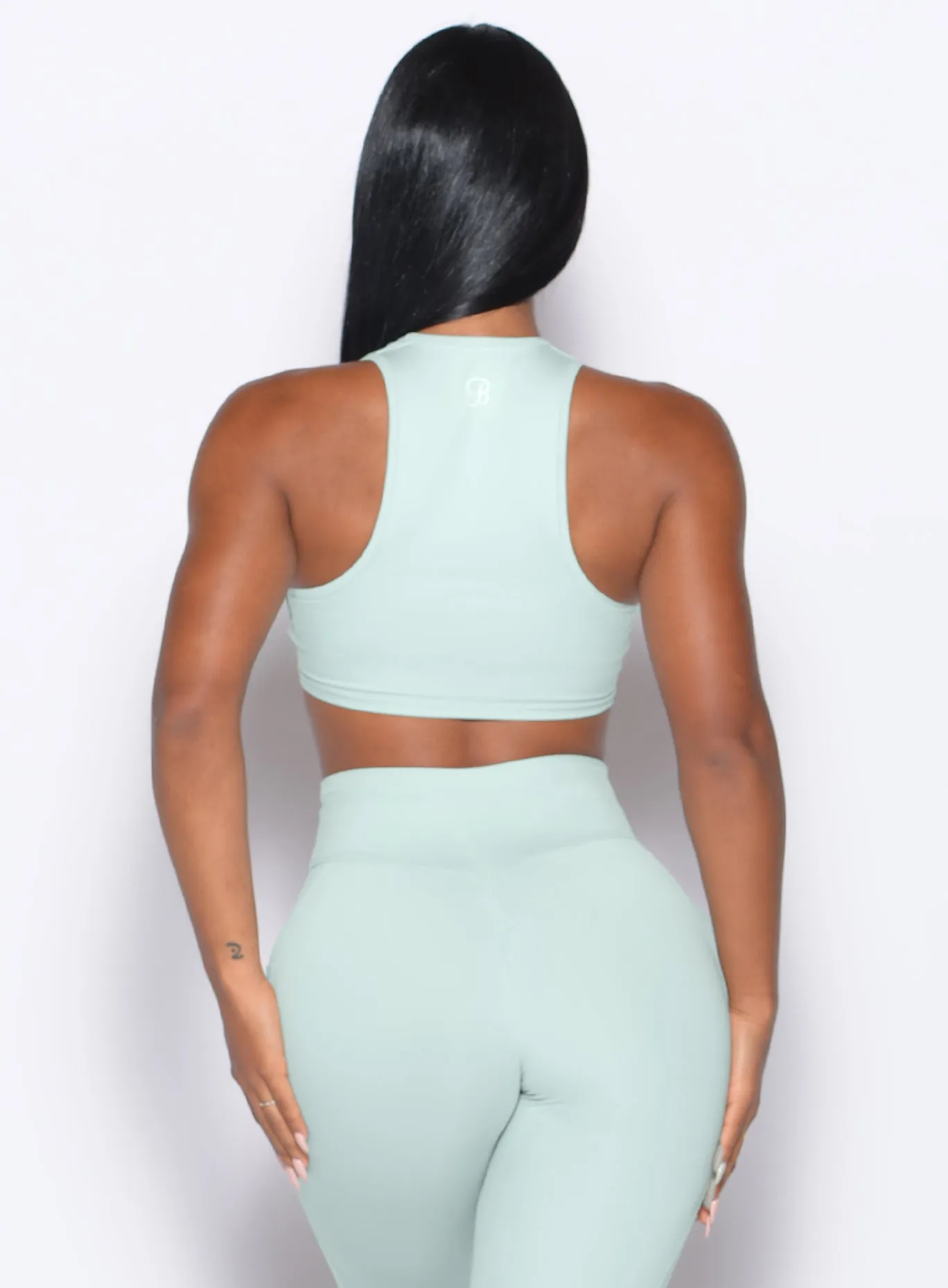 Layered Airflow System Scrunch Tank Bra