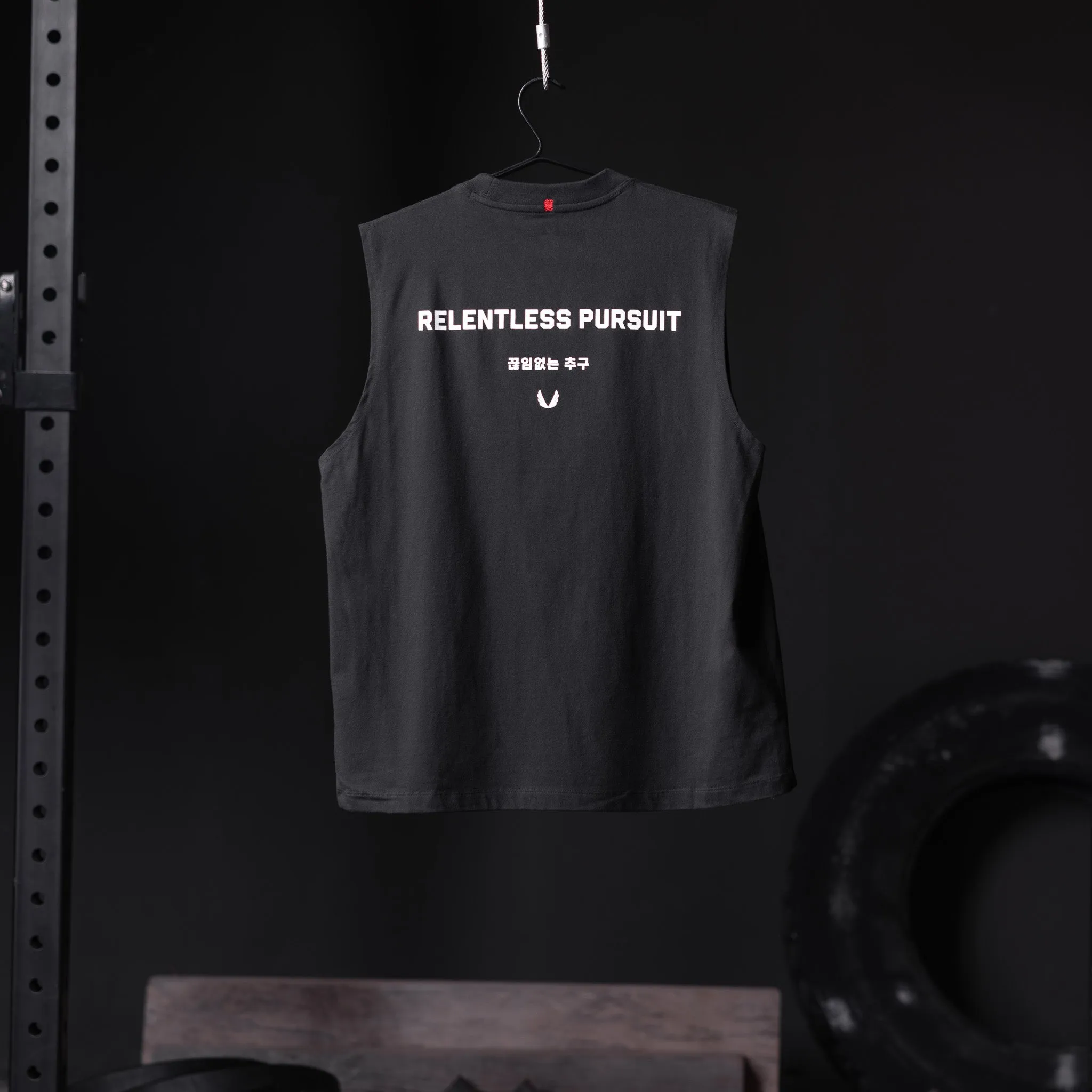 Odor Resistant Material 0807. Tech Essential? Relaxed Cutoff - Black "RP Wings Stack"