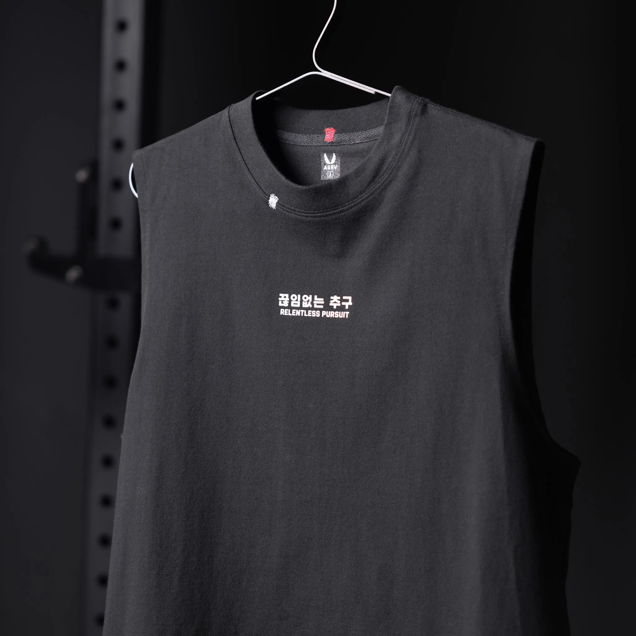 Moisture Management System 0807. Tech Essential? Relaxed Cutoff - Black "RP Wings Stack"