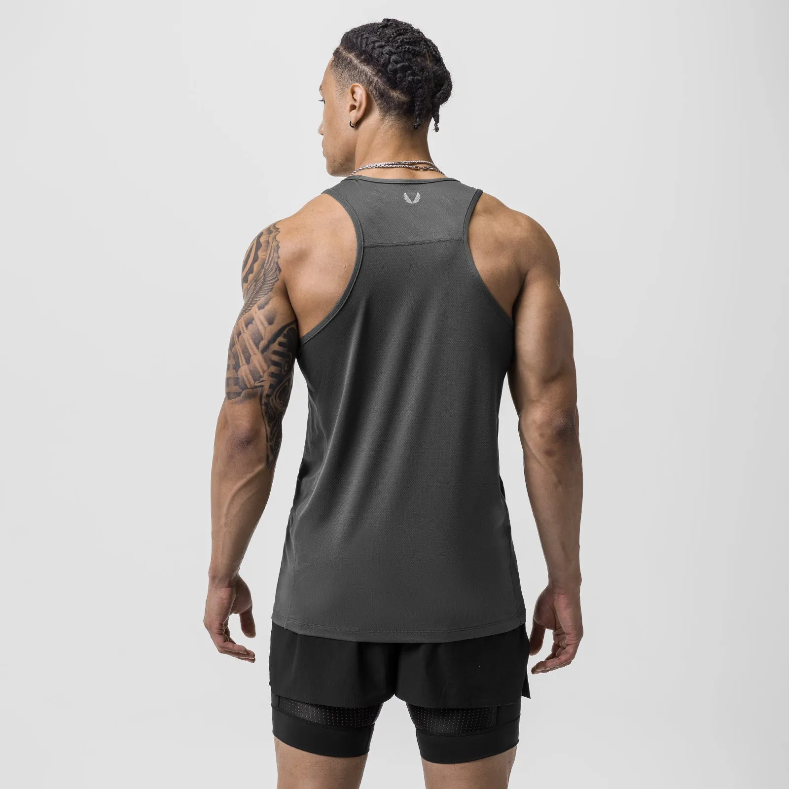 Long Comfort 0754. AeroSilver? Training Singlet - Space Grey