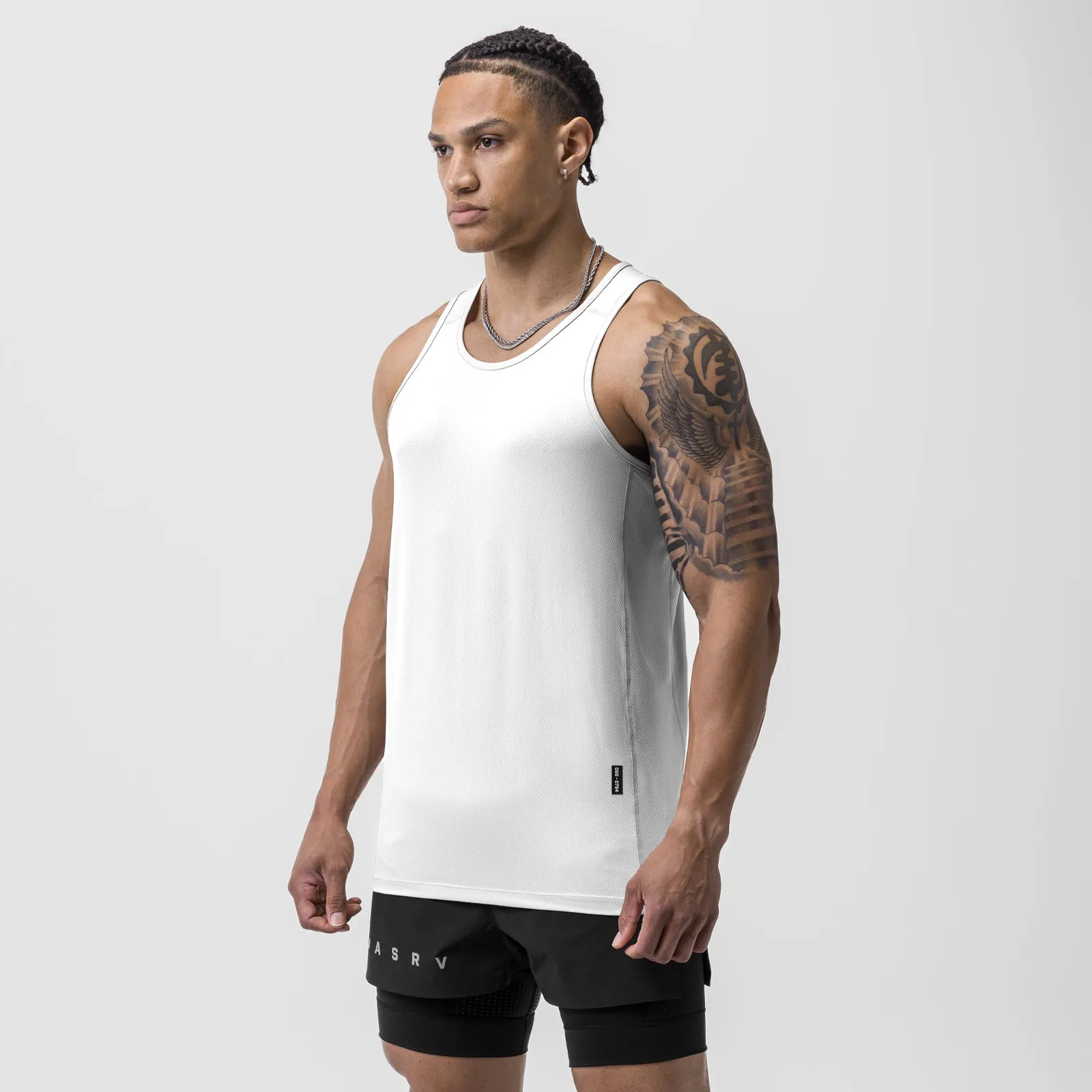 Free Move 0754. AeroSilver? Training Singlet - White