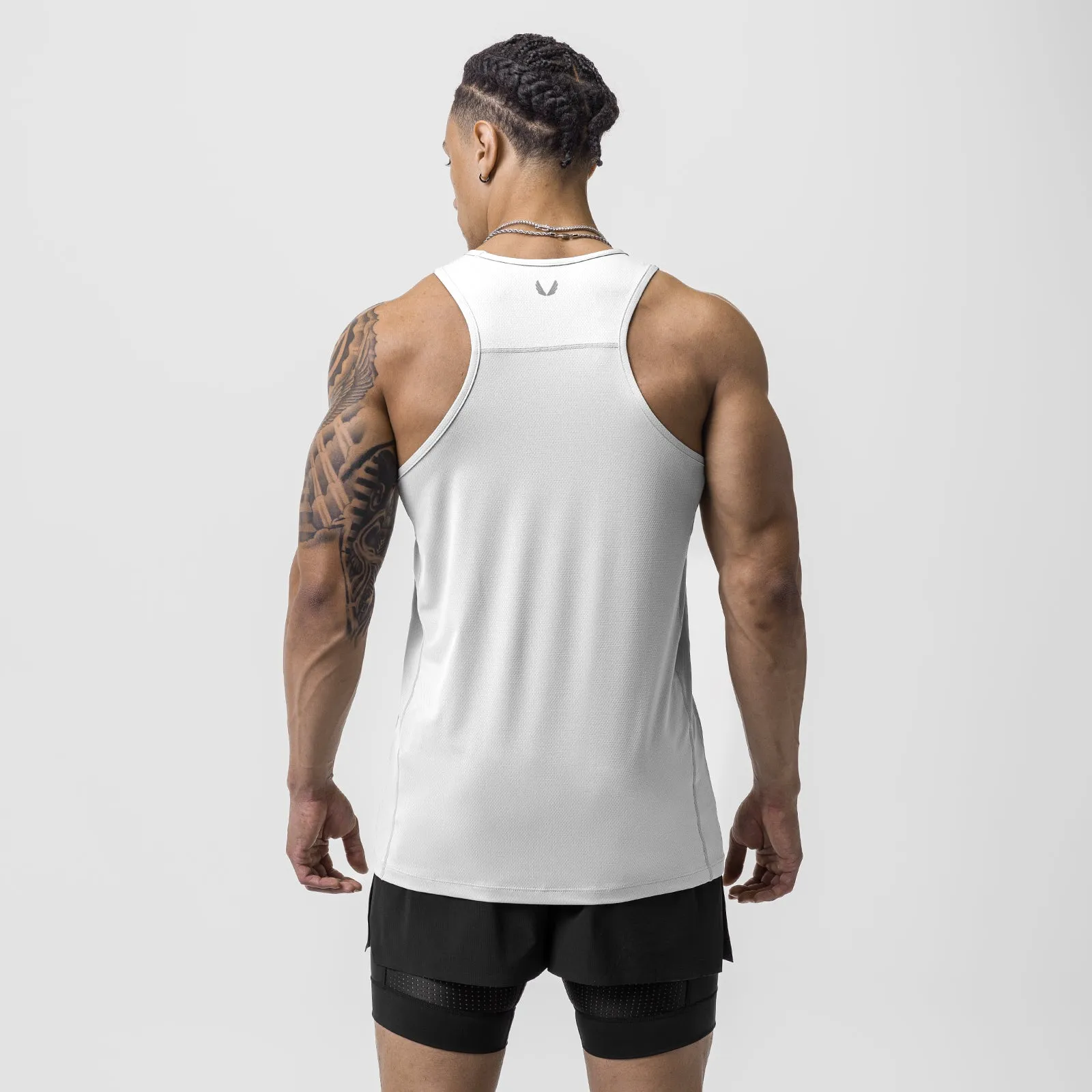 0754. AeroSilver? Training Singlet - White Technology - advanced