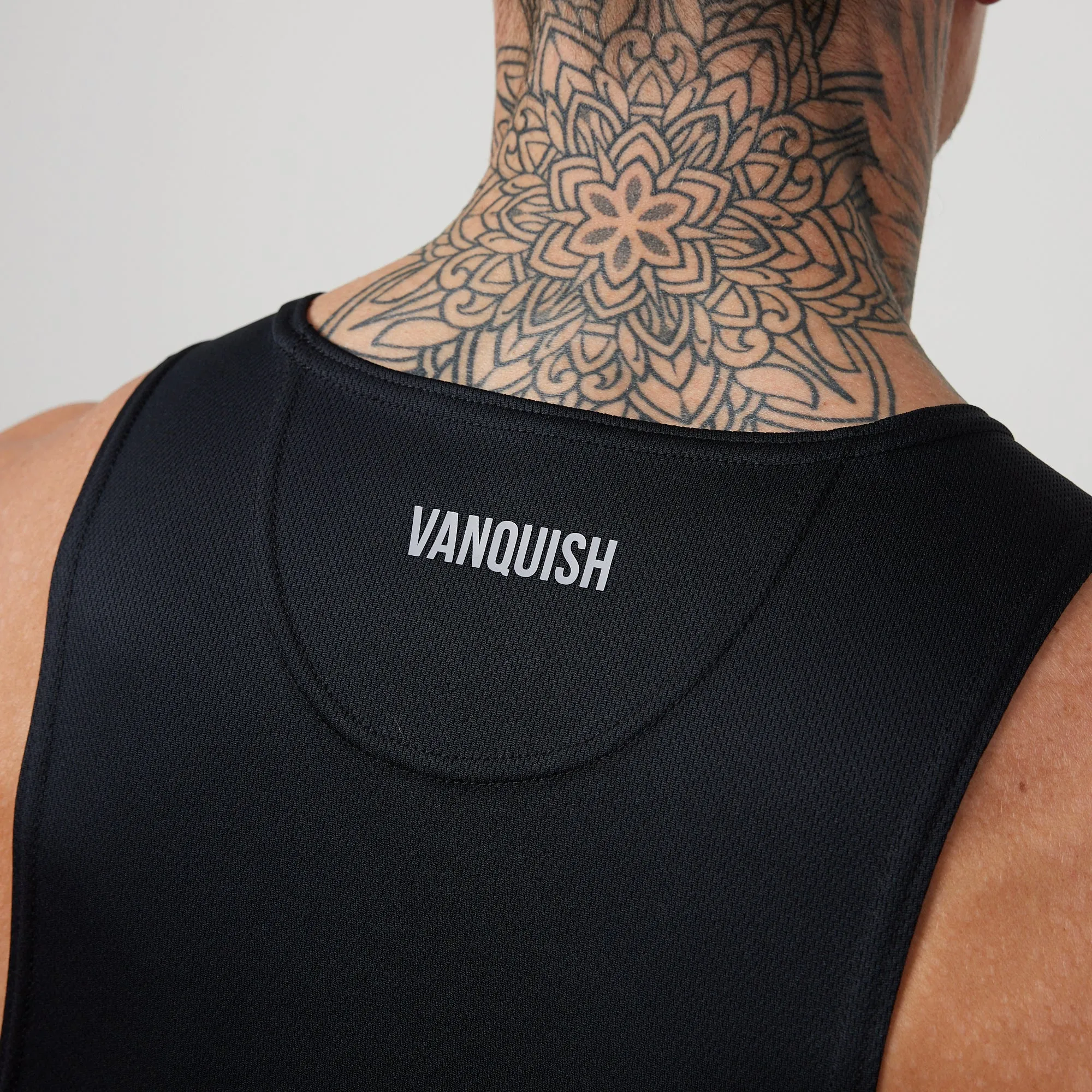 Vanquish Essential Black Performance Tank Top UV Protection military personnel