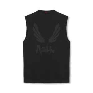 basic technology Anti Static Treatment 0807. Tech Essential? Relaxed Cutoff - Black/Black "Brush Wings/ASRV"