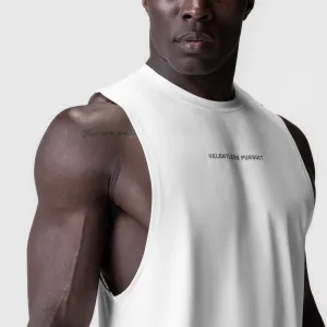 0837. 3D-Lite? 2.0 Lycra? Muscle Tank - White "RP" air based