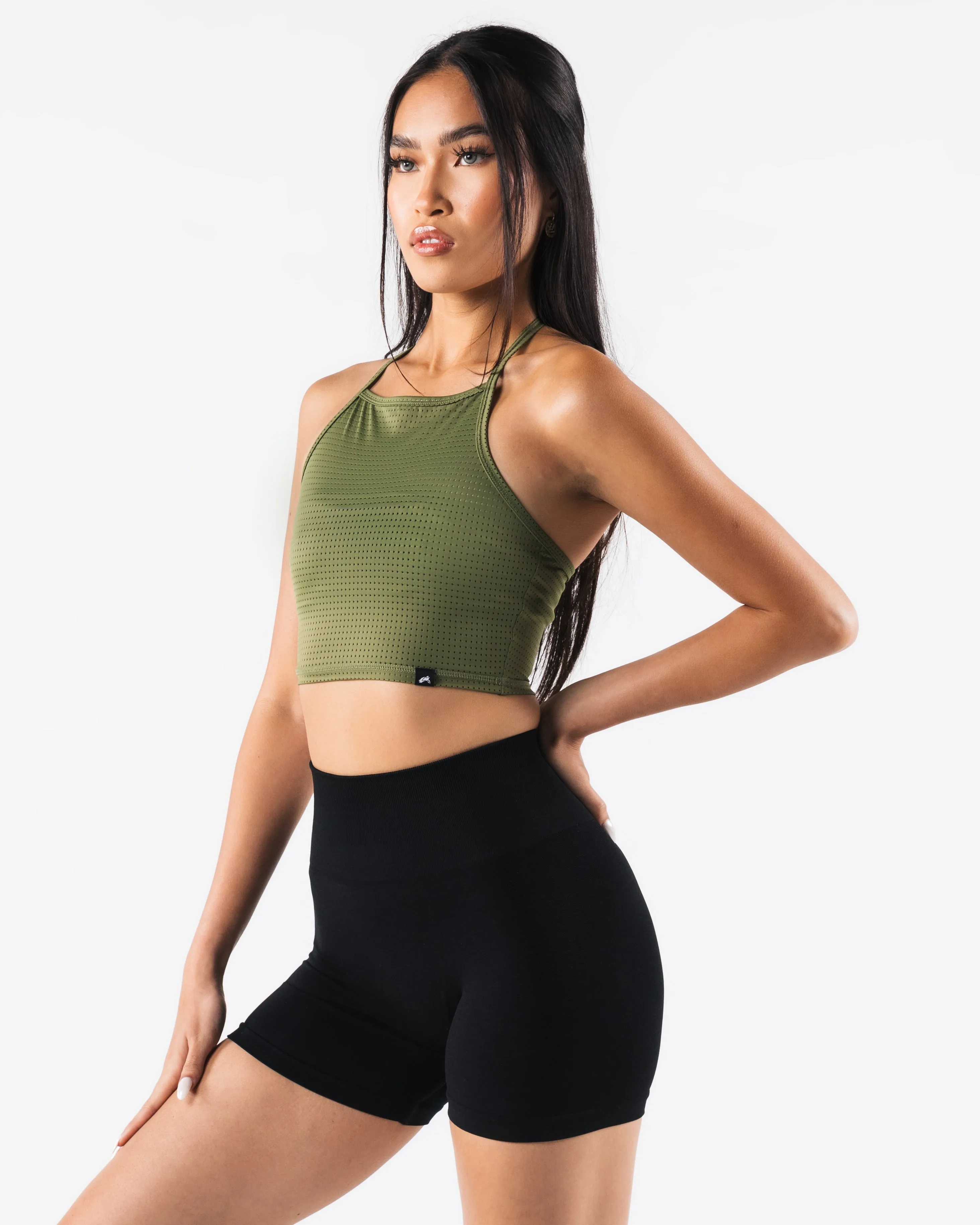 professional users Daily Comfort Margo Mesh Tank - Agave
