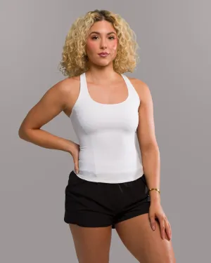 Unique Flex Tank Long - White
