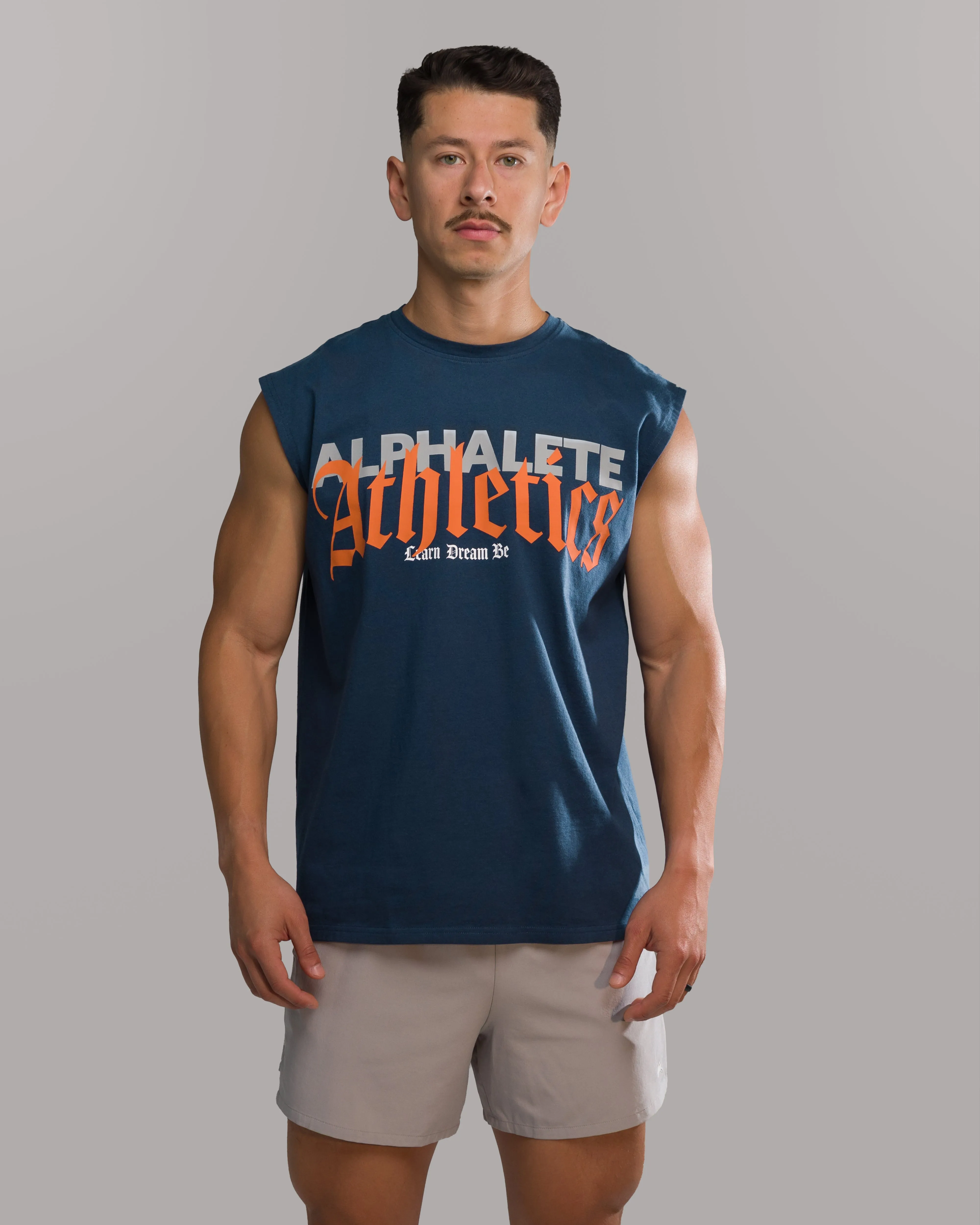 Dark Haven Cut Off - Varsity Blue Reinforced Shoulders good sealing