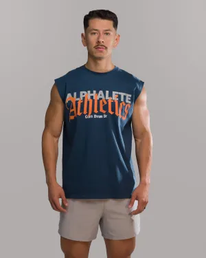 Dark Haven Cut Off - Varsity Blue Reinforced Shoulders good sealing