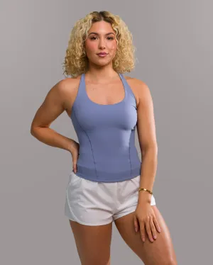 Advanced Design Flex Tank Long - Bluebonnet