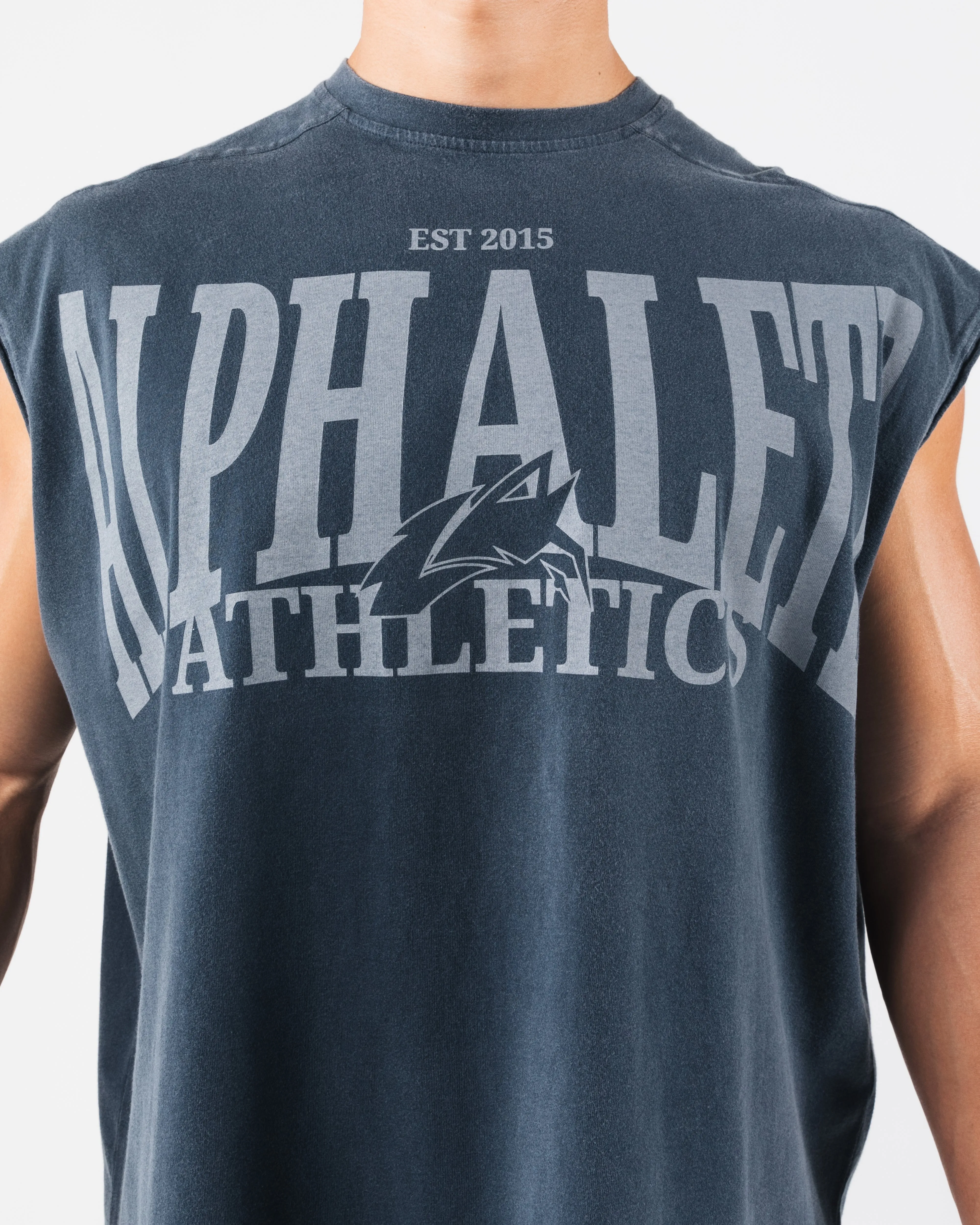 Vintage Muscle Tank - Deep Navy small scale projects