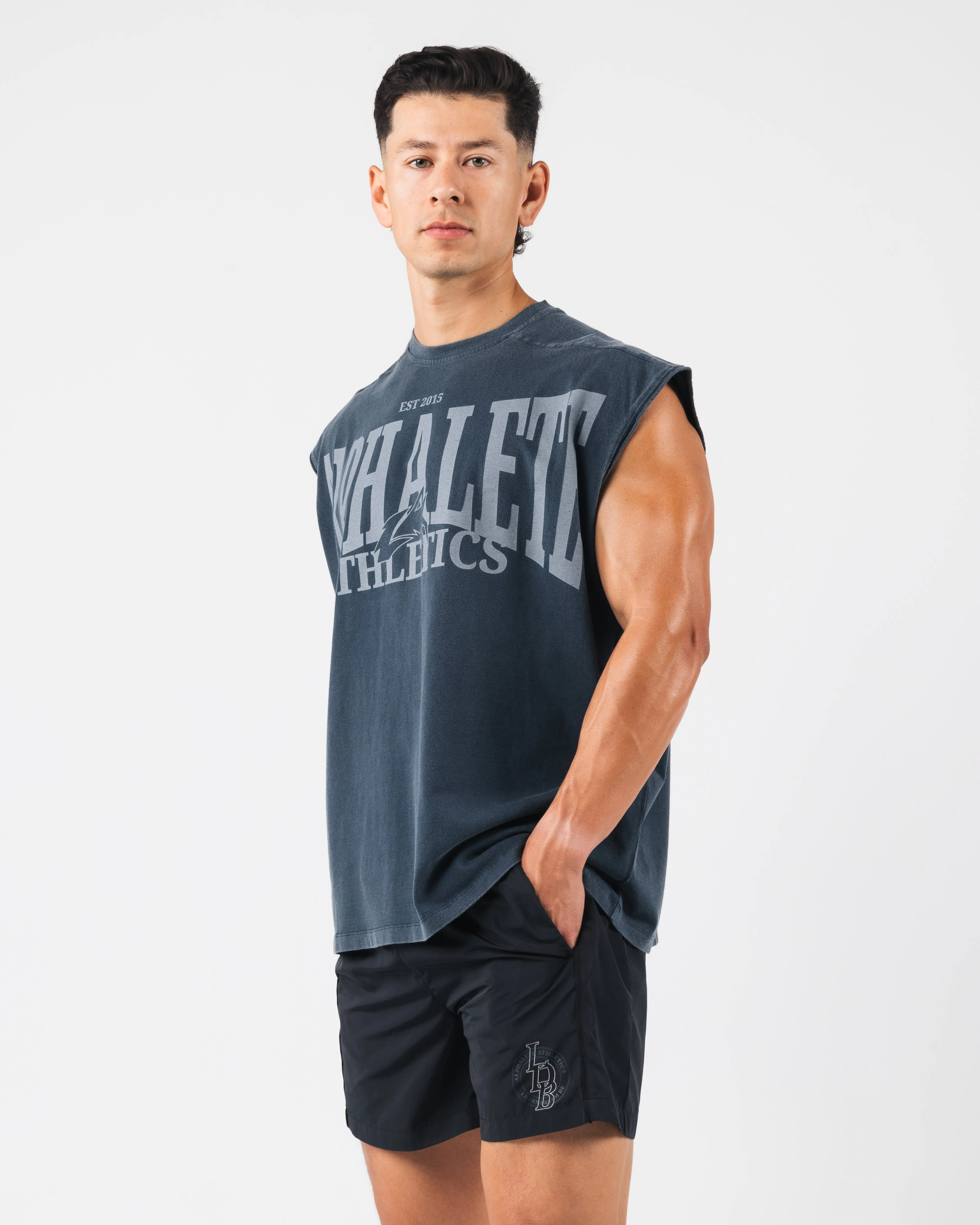Reliable Performance Vintage Muscle Tank - Deep Navy