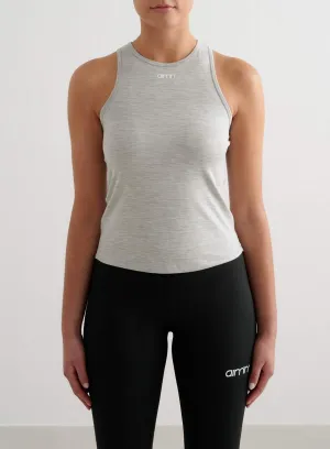 Moisture Lock Barrier Tech poor ventilation Grey Melange Soft Basic Singlet