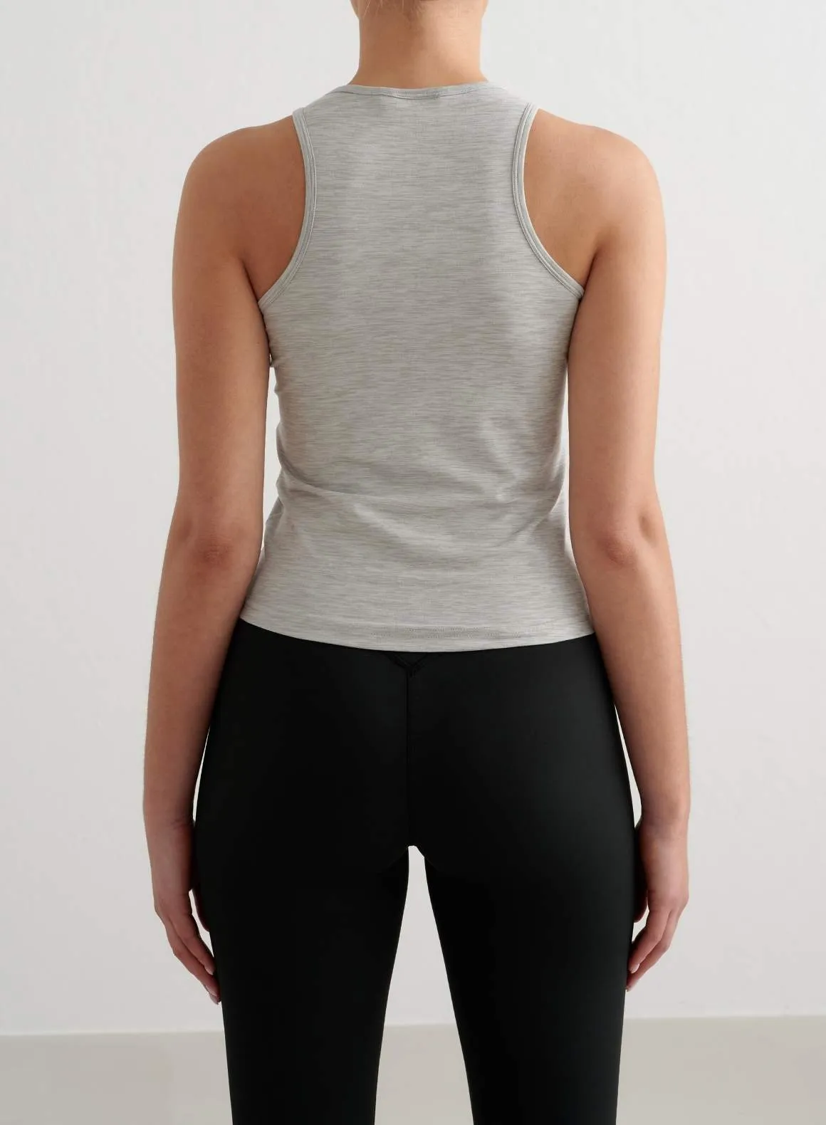 long - term storage Airflow channels Grey Melange Soft Basic Singlet