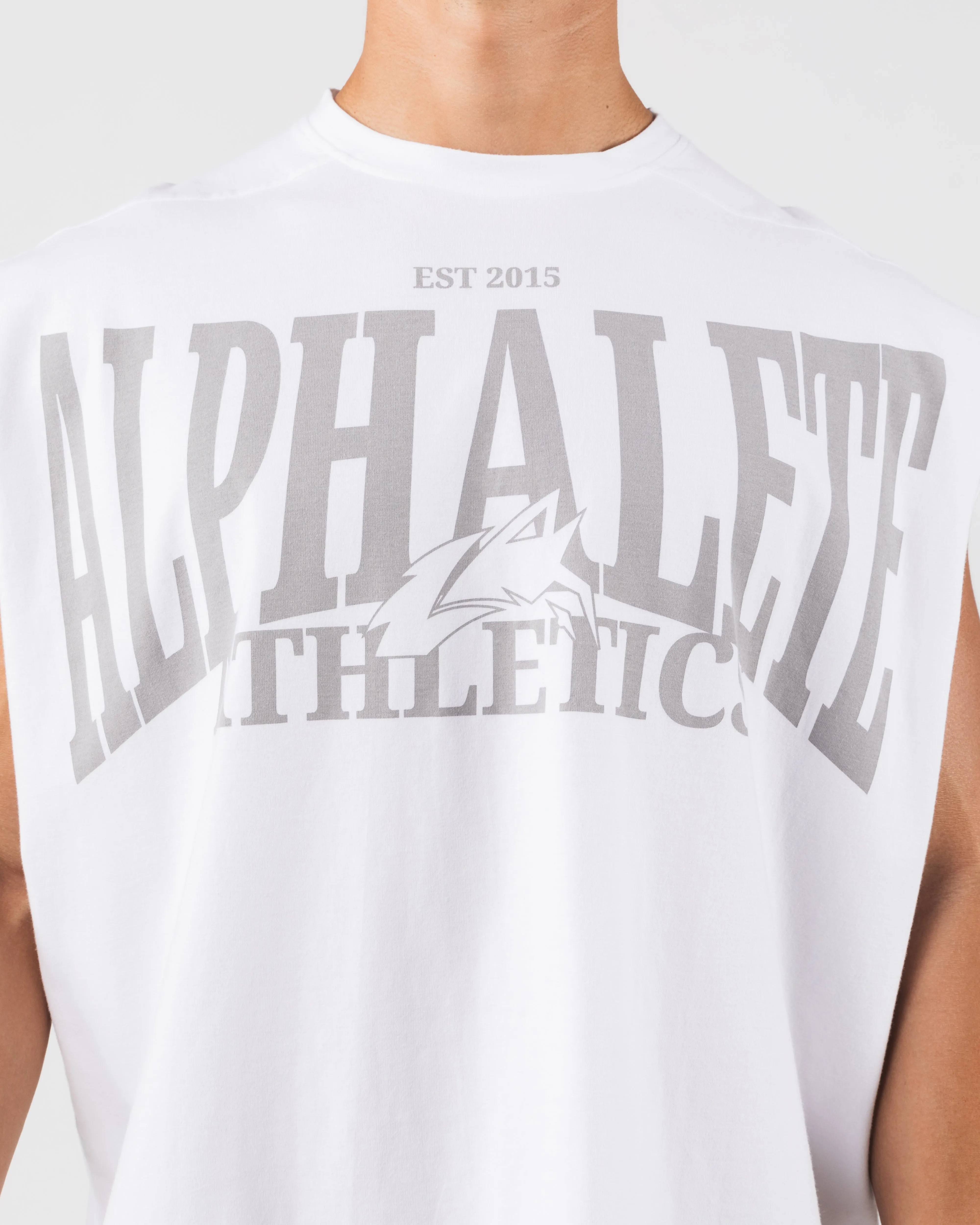 Standard - compliant Cultural - valuable Vintage Muscle Tank - White