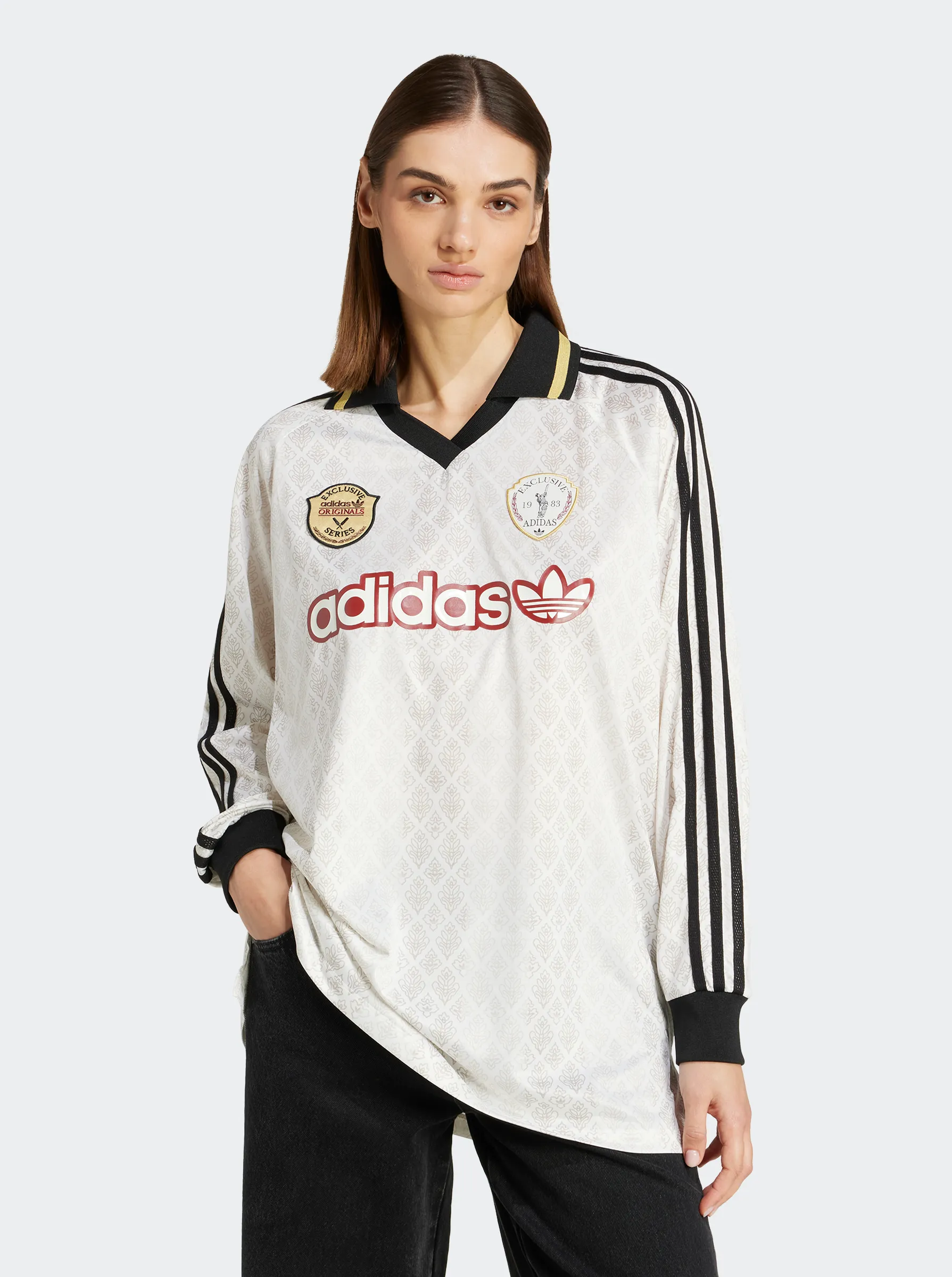Athletic Fit Retro Sports Cricket Inspired Ling Sleeve Jersey