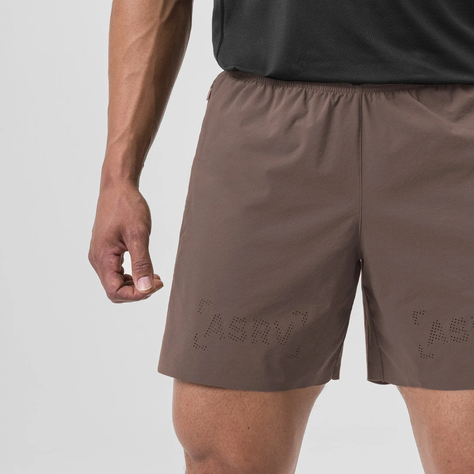 0737. Ripstop 6" Perforated Short - Deep Taupe Modular Storage Design