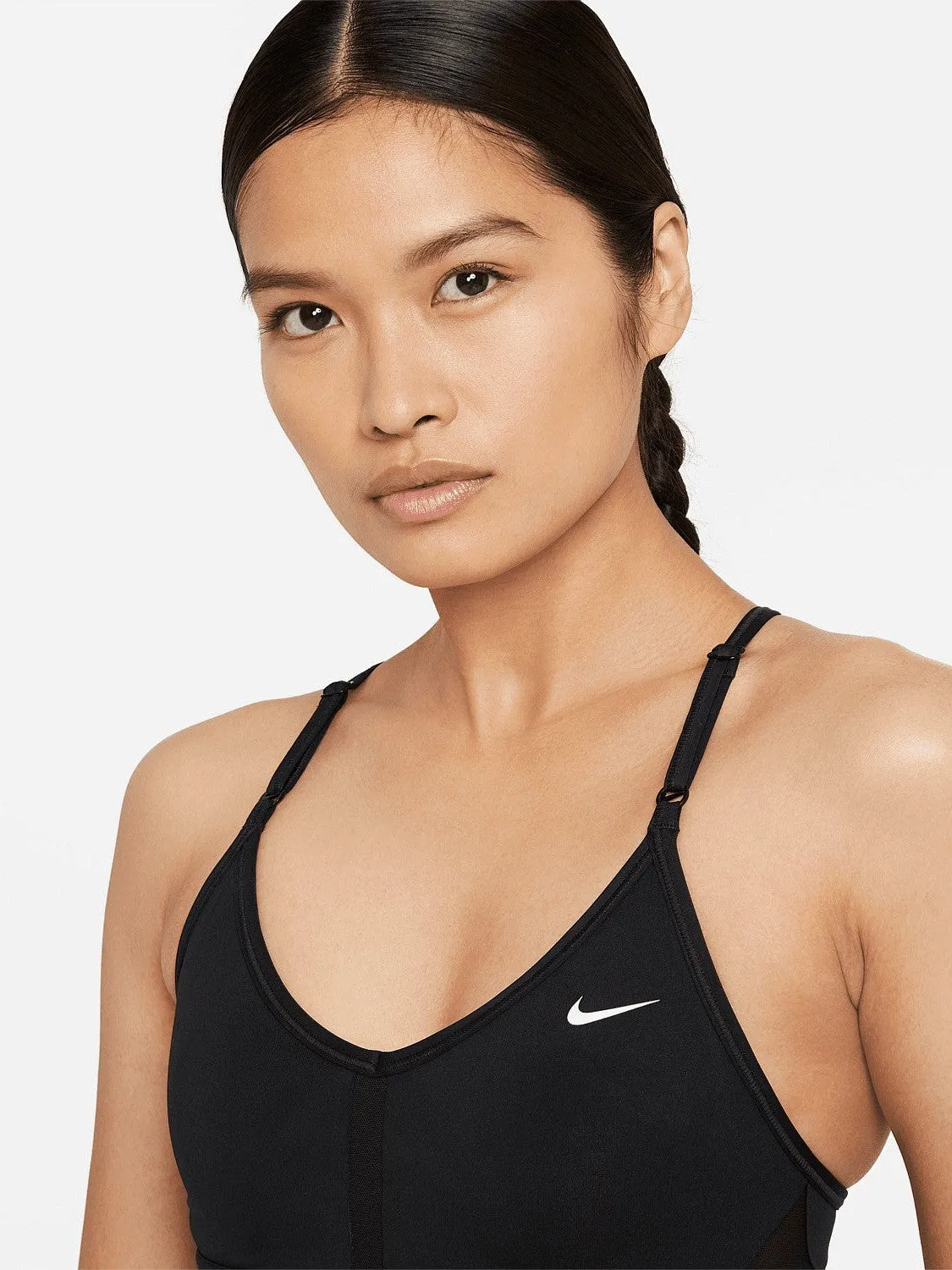 Dri-FIT Indy V-Neck Light-Support Sports Bra Breathable Lining
